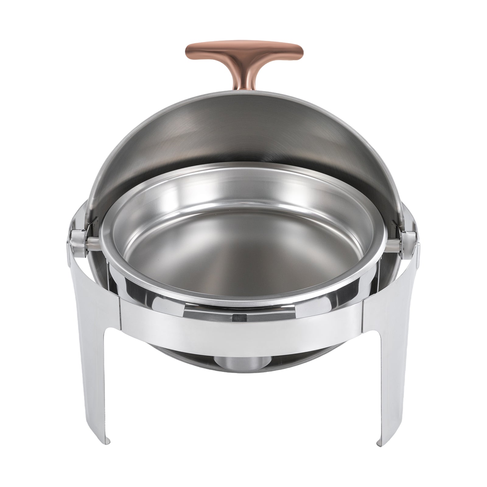 Komplettes, isoliertes Edelstahl-Essgeschirr-Set, Speisenwärmer, mit aufrollbarem Deckel, 6 l