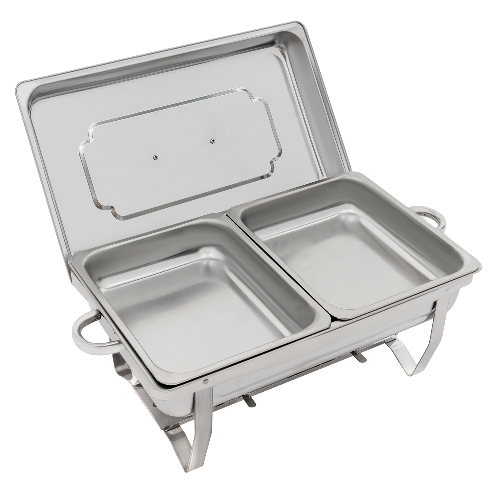 4-teiliges Chafing Dish Buffetwärmer-Set Buffetserver und Wärmer