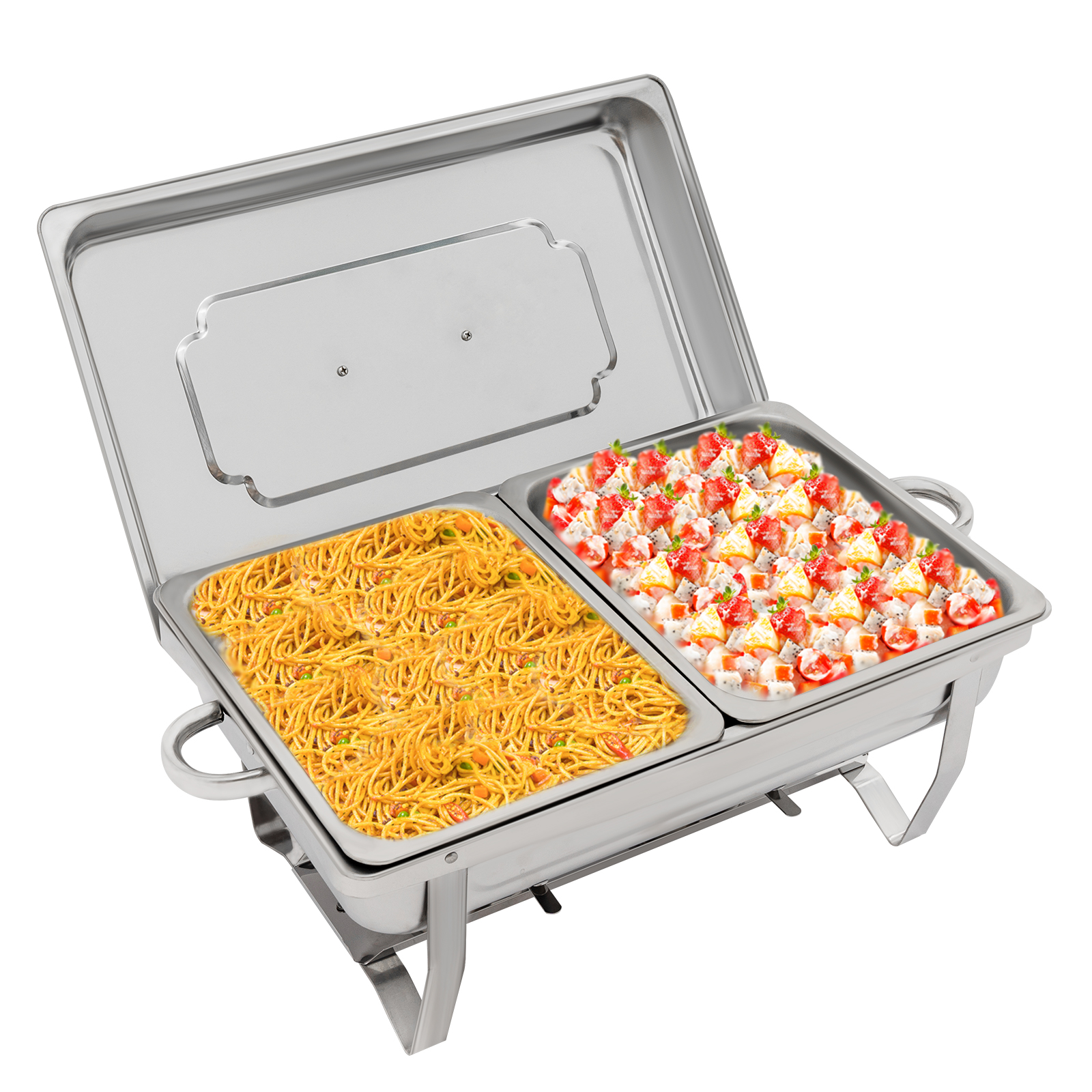4-teiliges Chafing Dish Buffetwärmer-Set Buffetserver und Wärmer