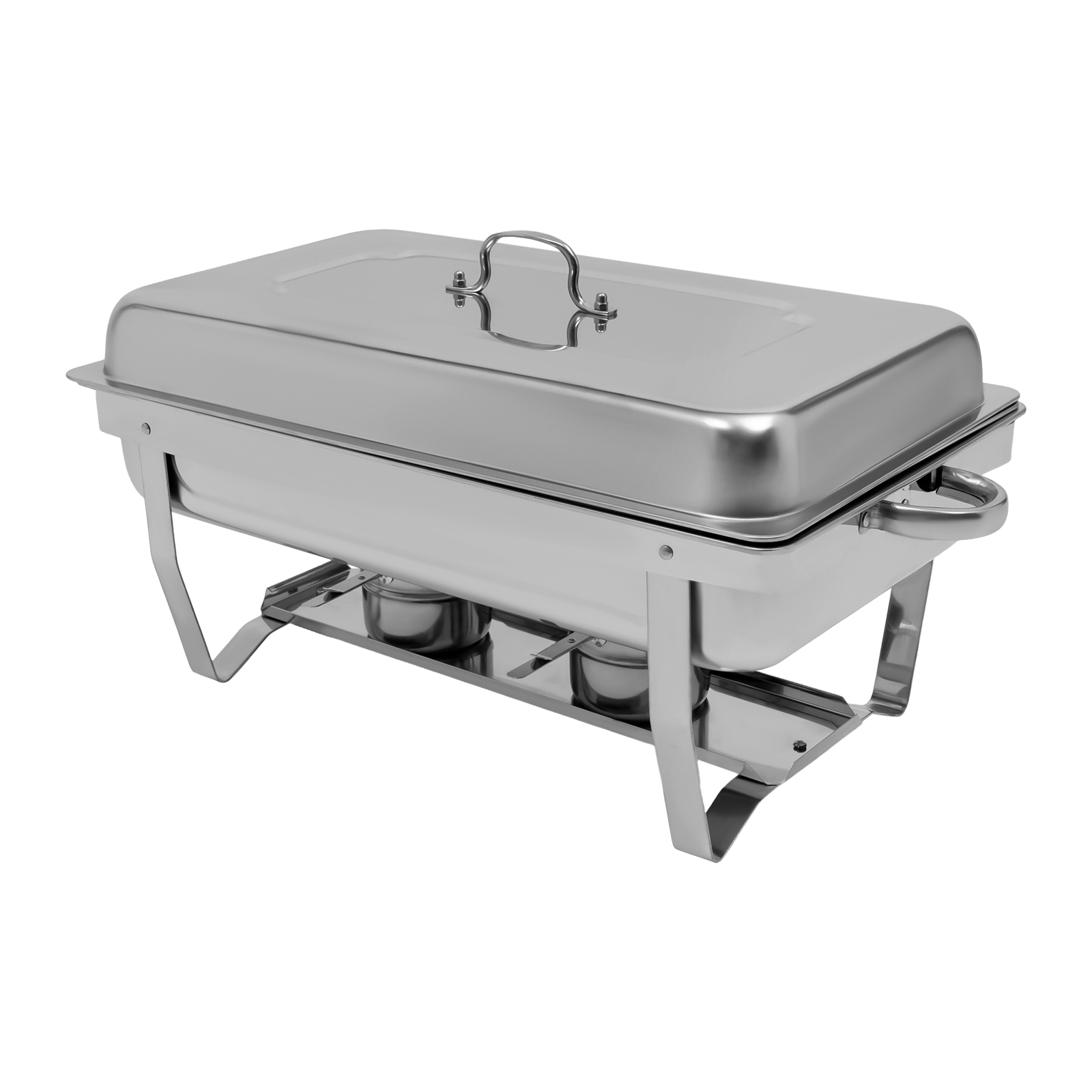 2-teiliges Buffet-Set, tiefes Teller-Set, Gastronomie-Speisewärmer-Set aus 2.410 Edelstahl