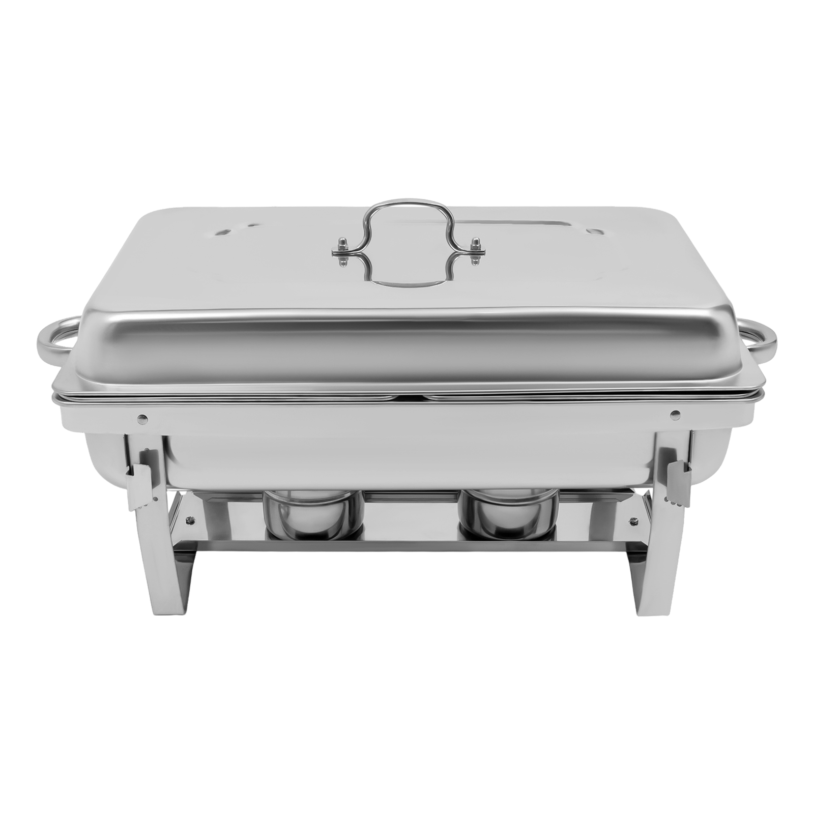 2-teiliges Buffet-Set, tiefes Teller-Set, Gastronomie-Speisewärmer-Set aus 2.410 Edelstahl