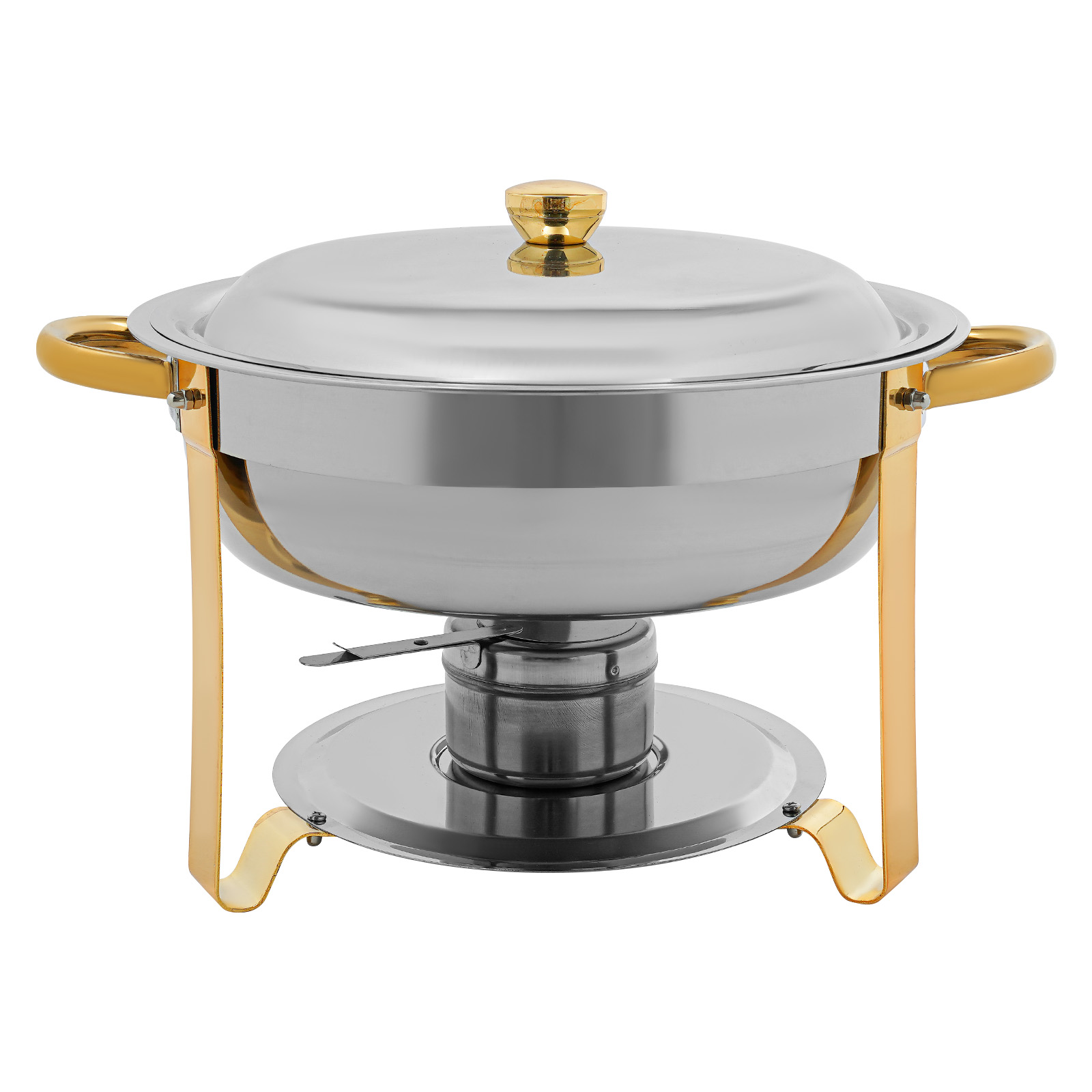 4pcs Chafing Dish Buffet Set, Buffet Dishes Warming Set for Restaurants, Buffets, Hotels - Gold 4pcs Chafing Dish Buffet Set, Buffet Dishes Warming Set for Restaurants, Buffets, Hotels - Gold