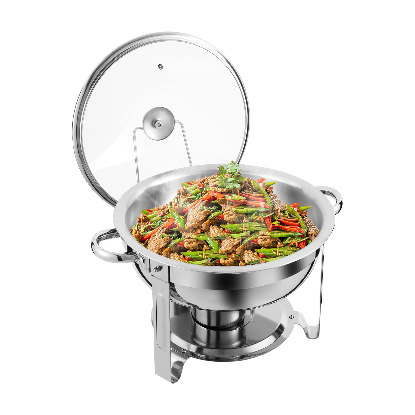 2PCS 4.5L Chafing Dishes, Buffet Chafer, Chafing Dish Food Warmer with Lids used in Various Places such as Buffets