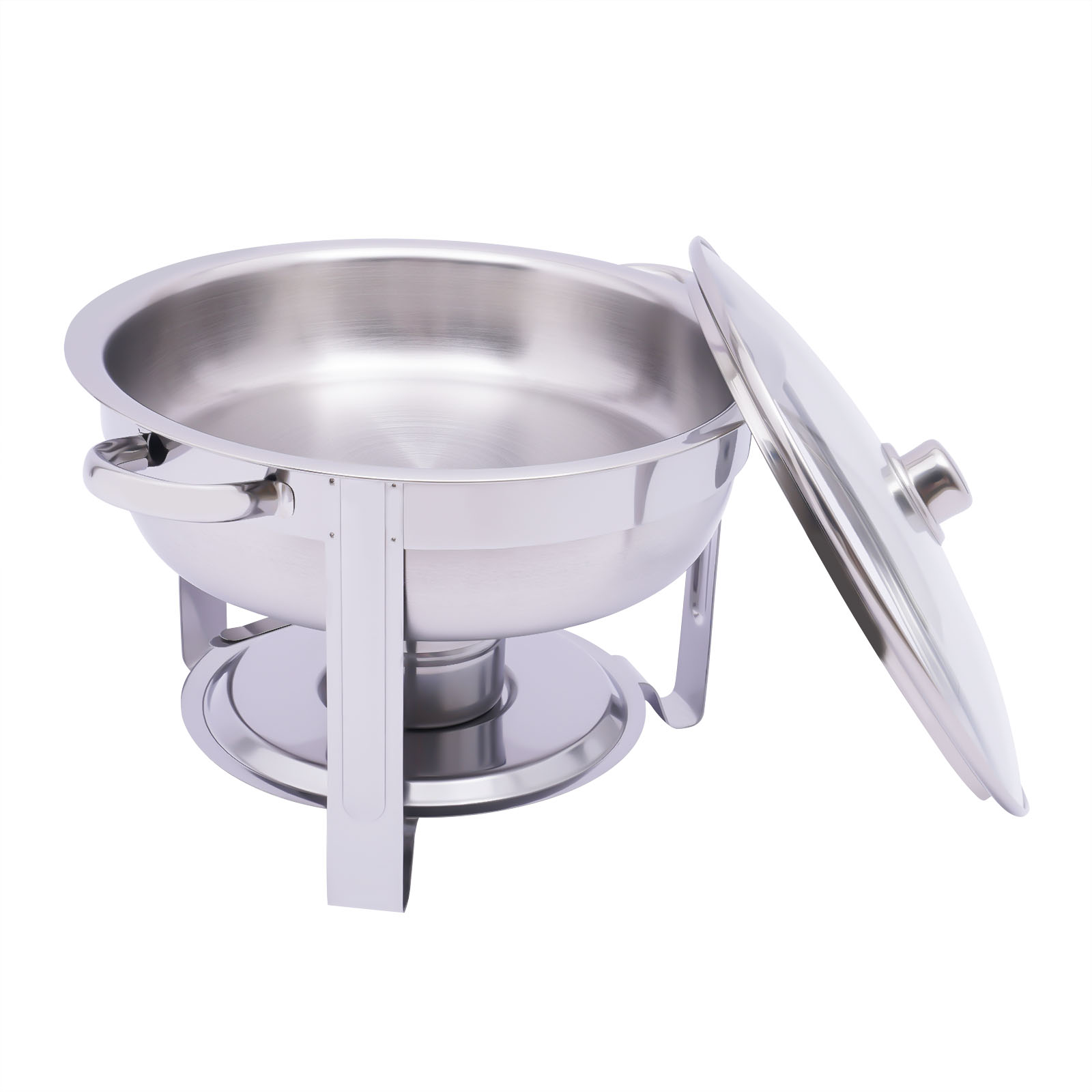 3,5 l Edelstahl-Buffetwärmer-Set mit Deckel, Speisenwärmer, rund, 42 x 30 cm 3,5 l Edelstahl-Buffetwärmer-Set mit Deckel, Speisenwärmer, rund, 42 x 30 cm