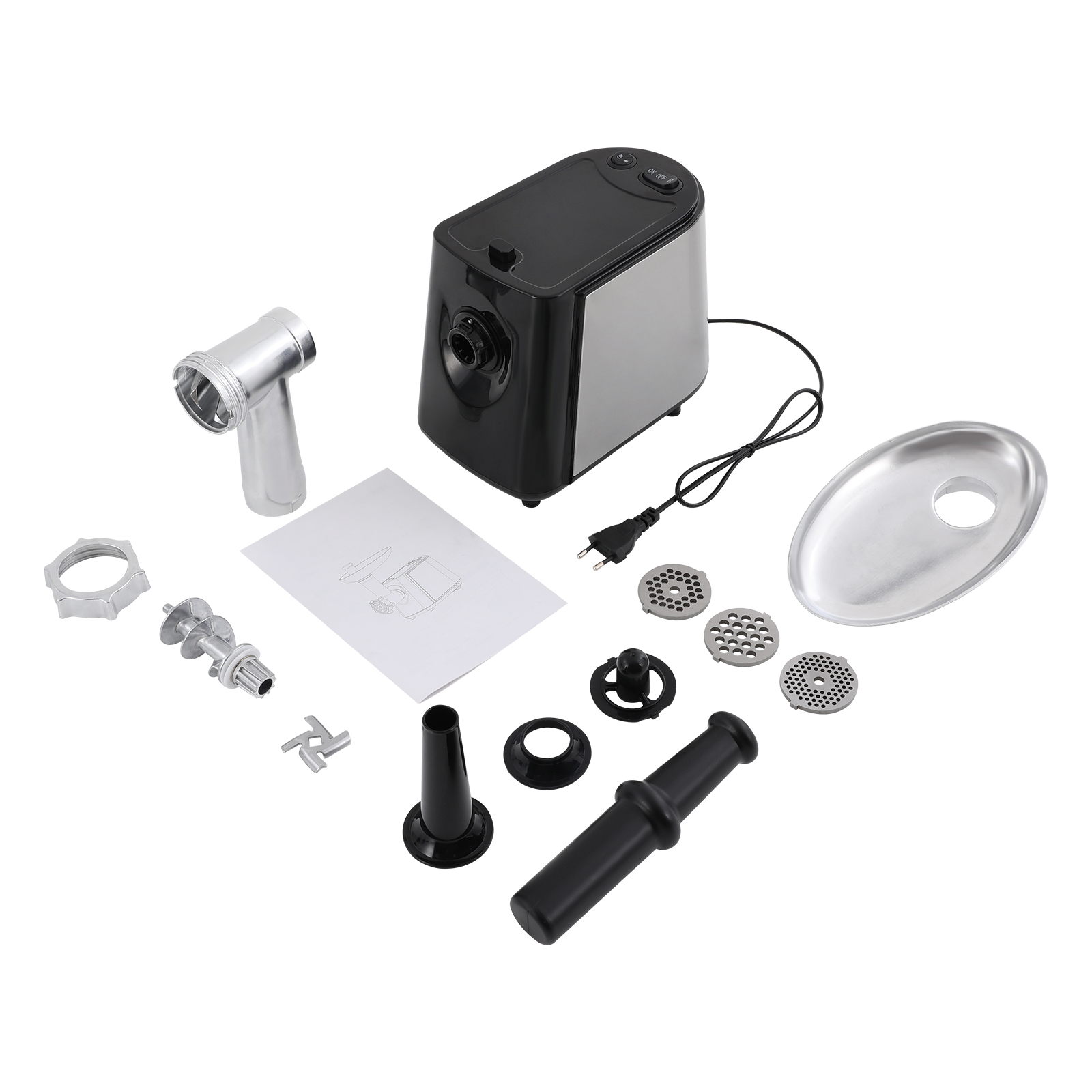 Electric Meat Grinder, Meat Grinder with 3 Blades used in Home Kitchens and Restaurants to Grind Pork, Beef, Lamb