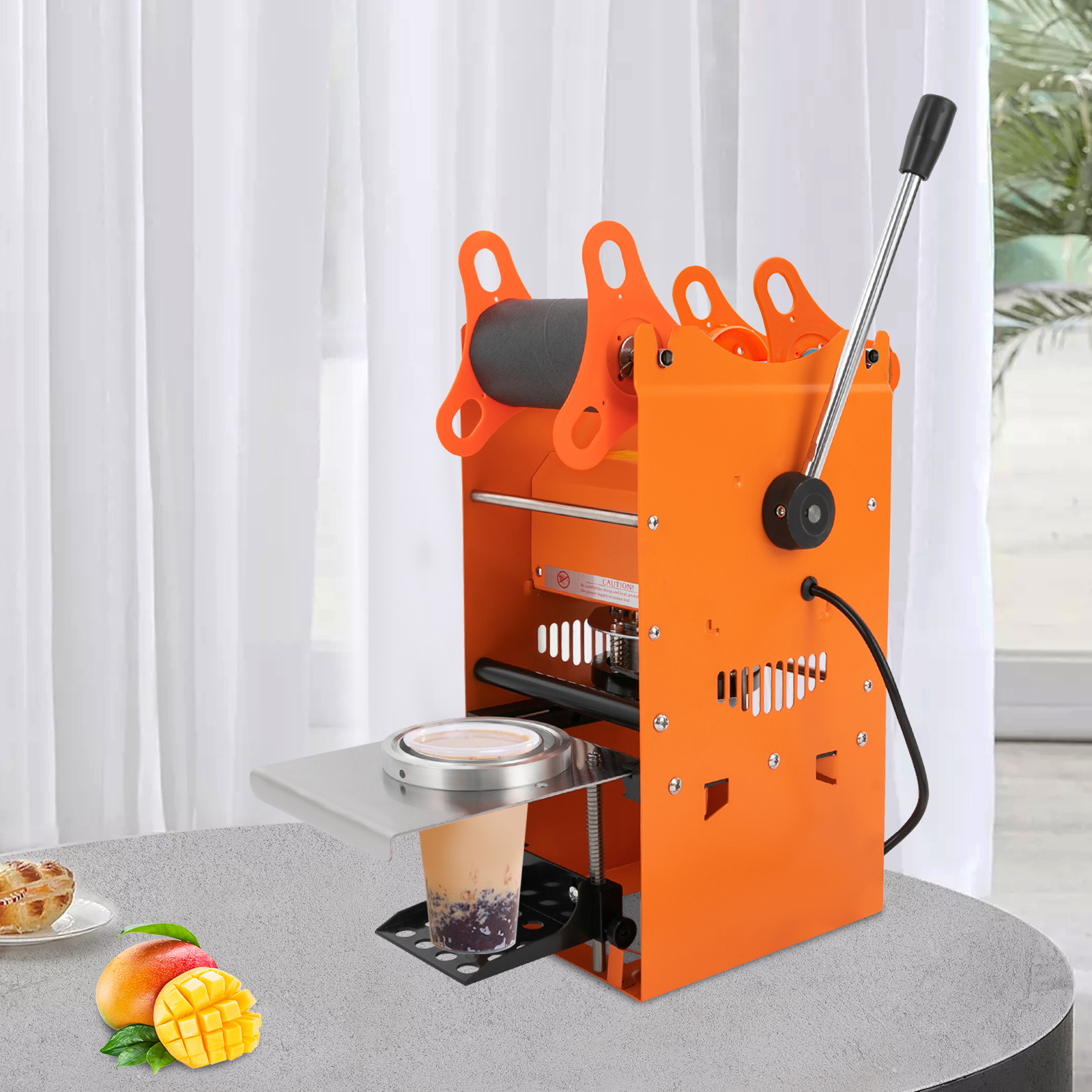 CNCEST Manuelle Teebecher-Versiegelungsmaschine,  Becher-Versiegelungsmaschine für Bubble Milk Tea