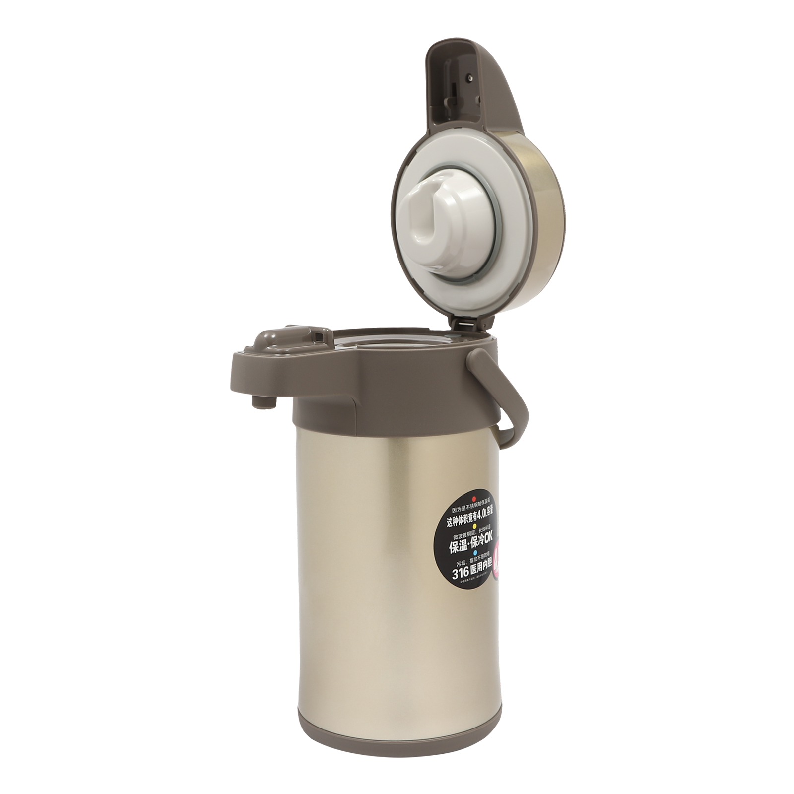 4L Pumpkessel Isolierflasche Kaffeemaschine Trinker