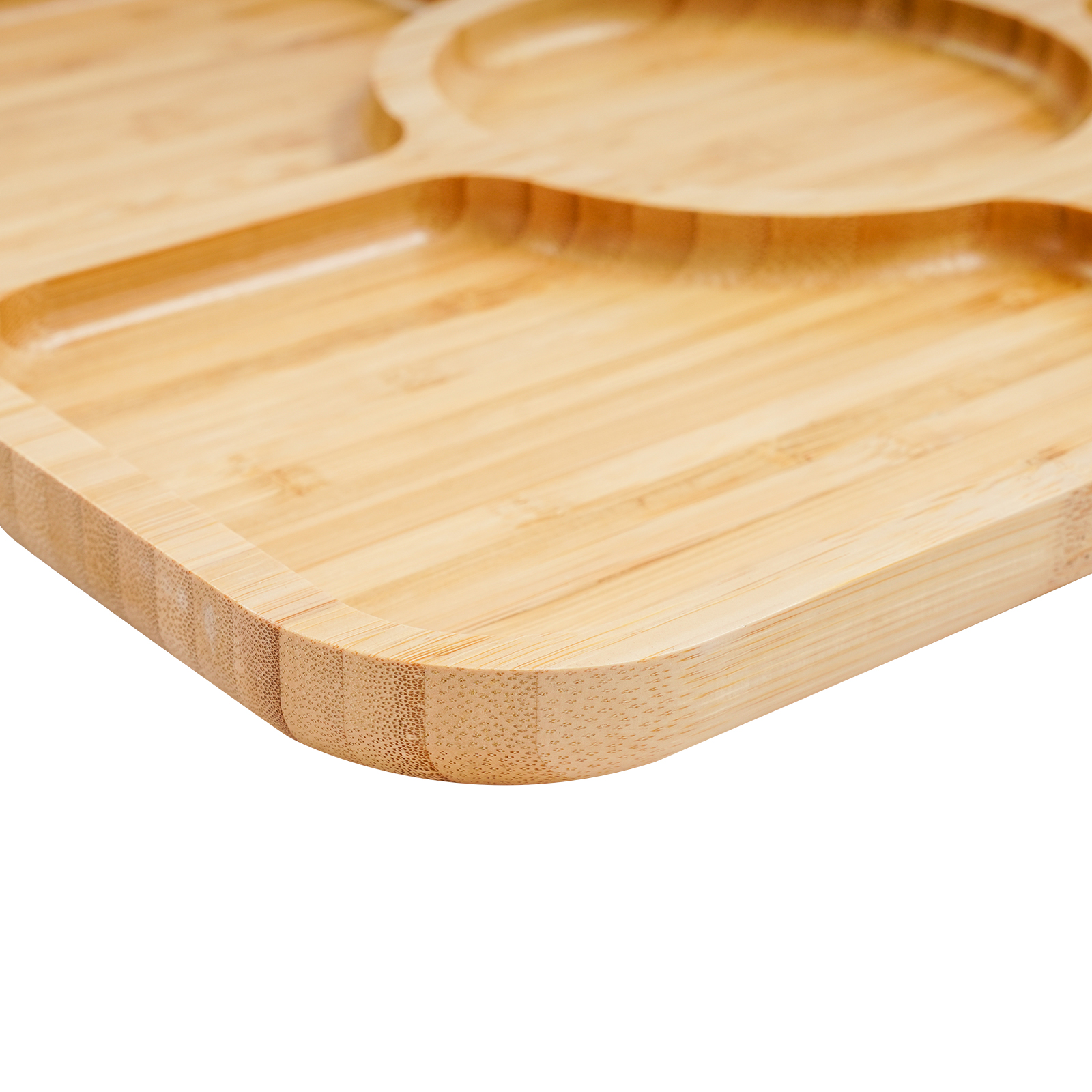 Planche à charcuterie avec couvercle, 2 pièces, portable, 5 compartiments, plateau à fromages multifonction pour la cuisine.