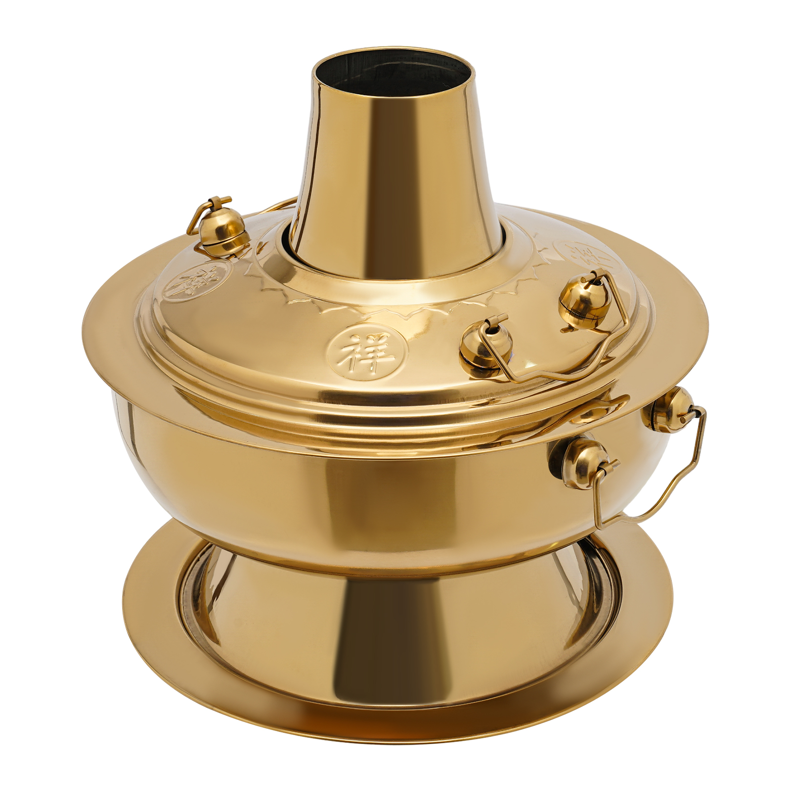 2,3 L Camping Herd Edelstahl Hot Pot Chinesischen Holzkohle Eintopf Chinesischen Fleisch Fondue 2,3 L Camping Herd Edelstahl Hot Pot Chinesischen Holzkohle Eintopf Chinesischen Fleisch Fondue