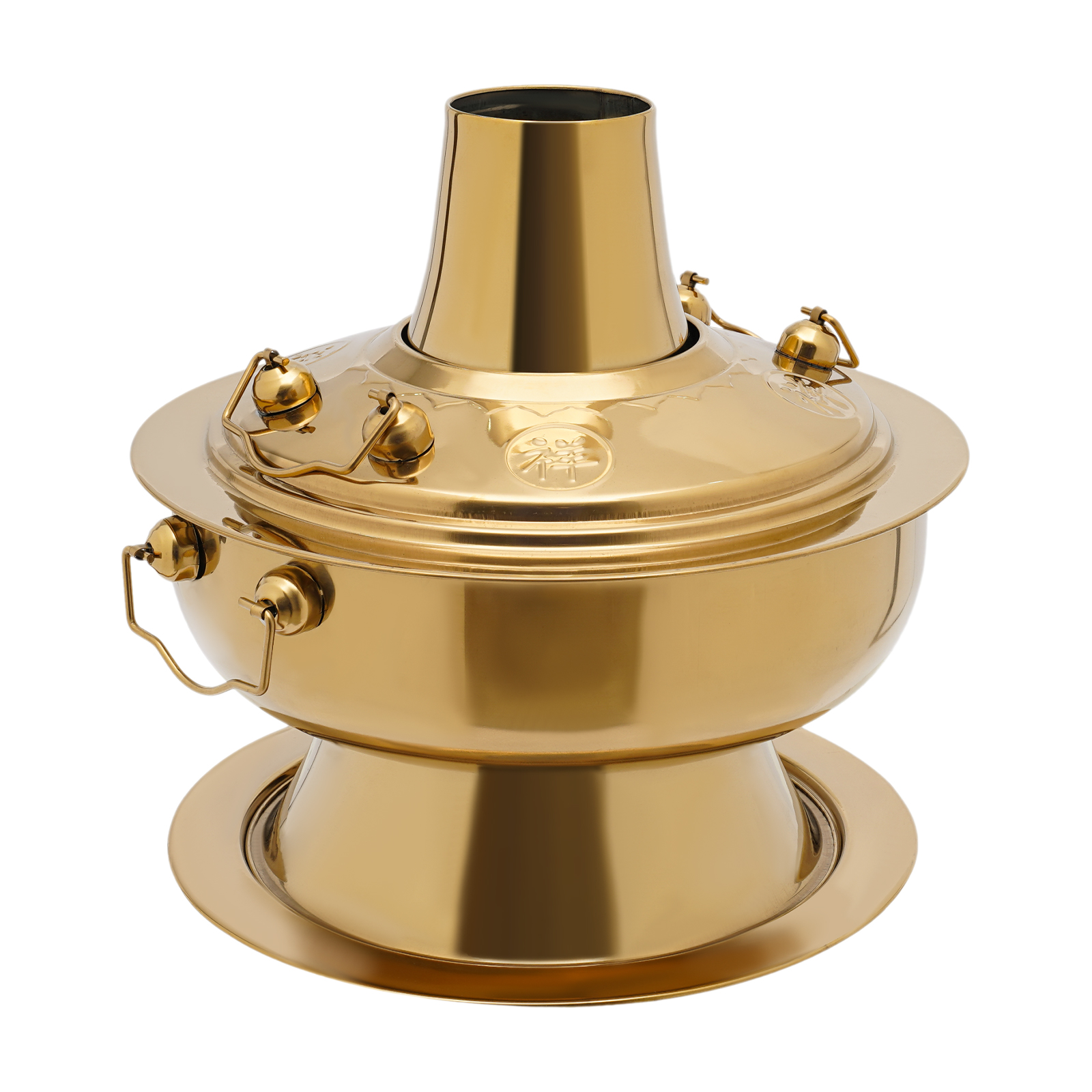 2,3 L Camping Herd Edelstahl Hot Pot Chinesischen Holzkohle Eintopf Chinesischen Fleisch Fondue 2,3 L Camping Herd Edelstahl Hot Pot Chinesischen Holzkohle Eintopf Chinesischen Fleisch Fondue
