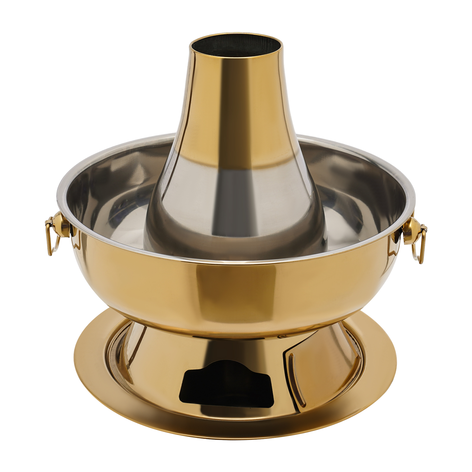 2,3 L Camping Herd Edelstahl Hot Pot Chinesischen Holzkohle Eintopf Chinesischen Fleisch Fondue 2,3 L Camping Herd Edelstahl Hot Pot Chinesischen Holzkohle Eintopf Chinesischen Fleisch Fondue