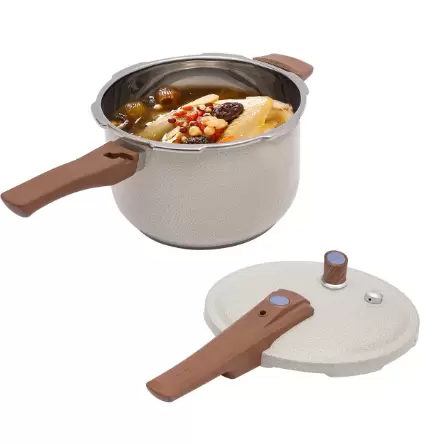 7L 24cm Edelstahl-Schnellkochtopf zum Kochen Explosionsgeschützter Topf 7.4 Qt