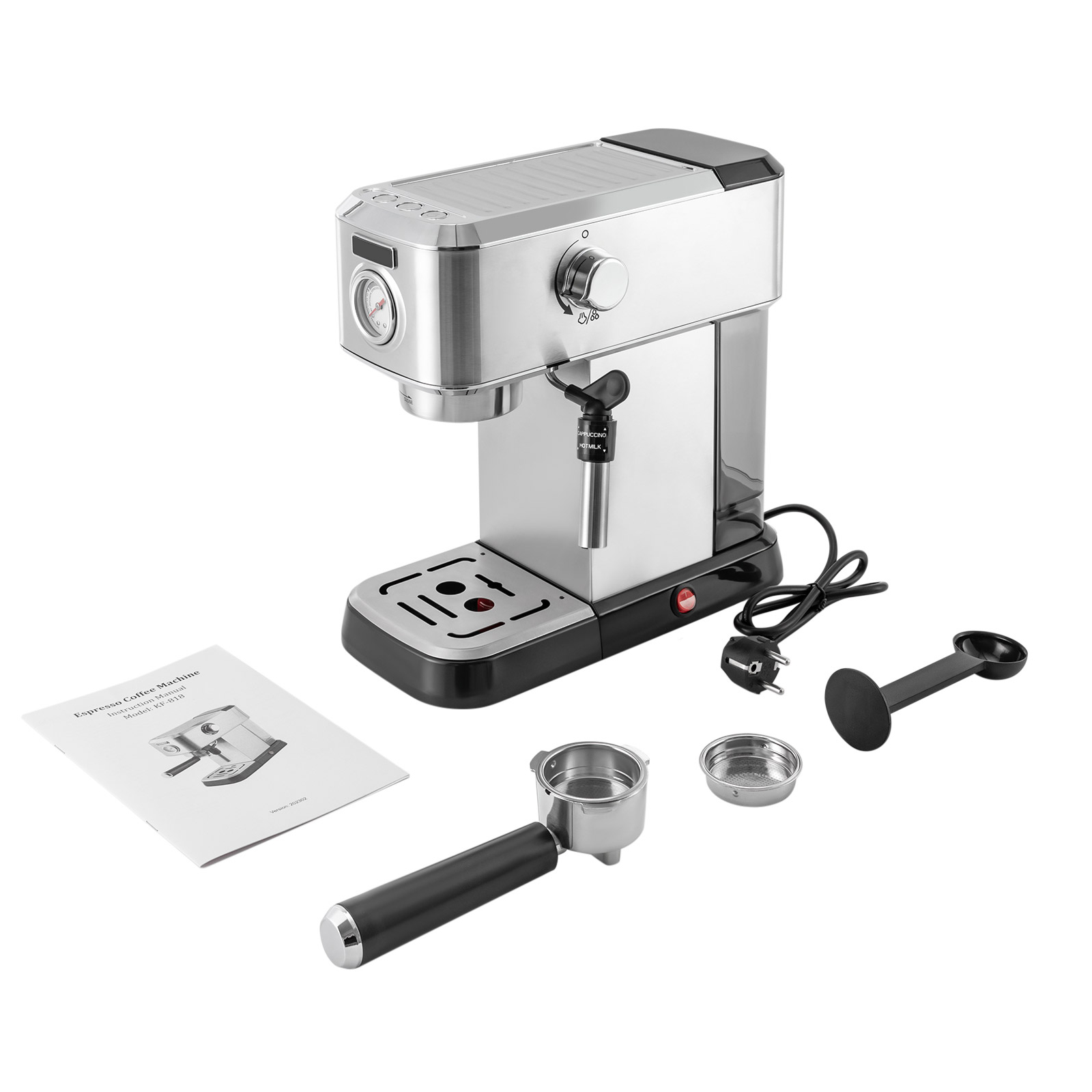 Verbesserte 15 Bar Milchaufschäumer Espressomaschine mit Milchaufschäumer Verbesserte 15 Bar Milchaufschäumer Espressomaschine mit Milchaufschäumer