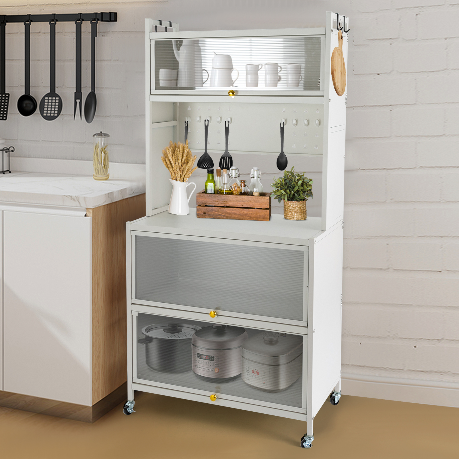 5-stufiges Lagerregal für Wohnzimmer, Küchen