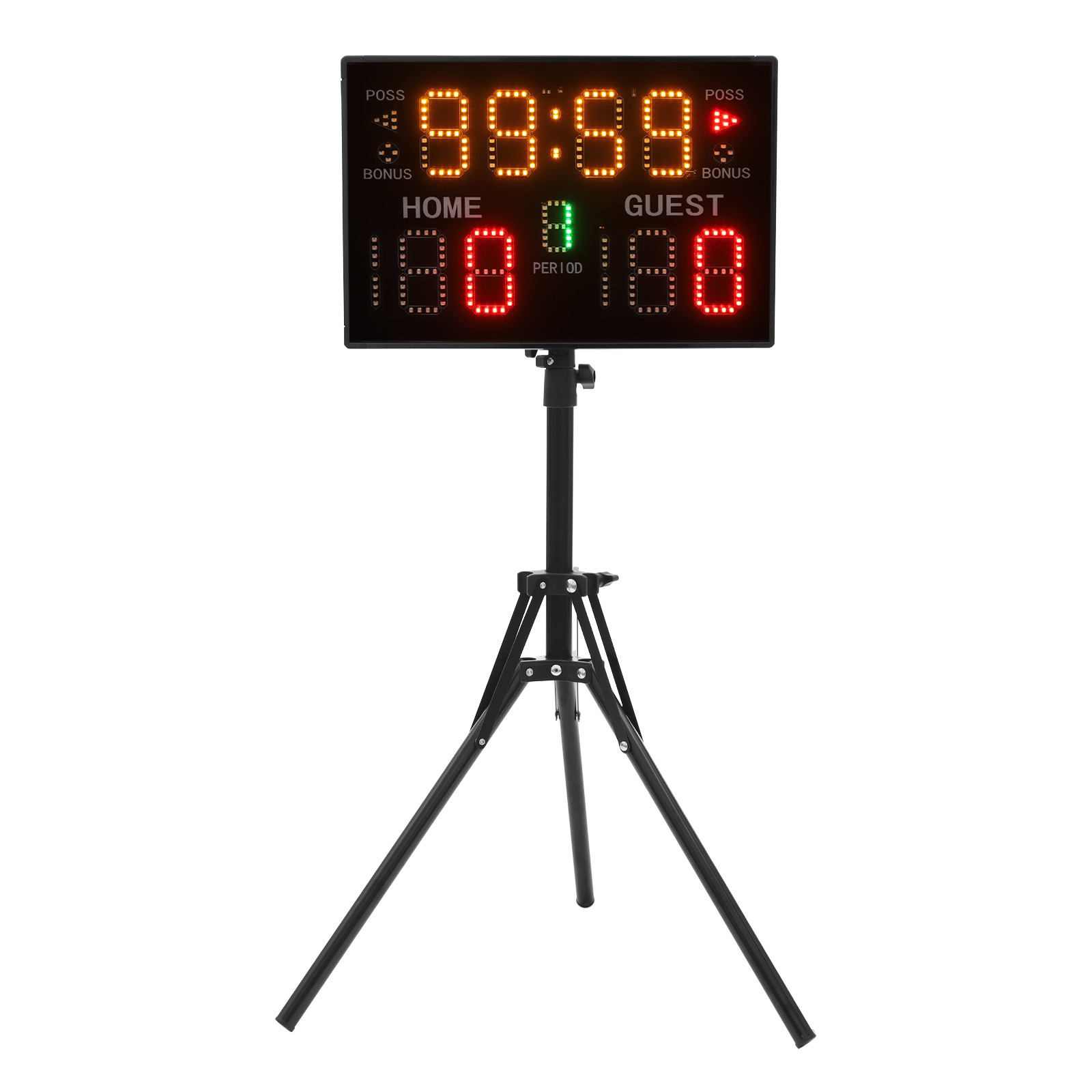 Elektronisch basketbalscorebord, digitaal scorebord, draagbaar scorebord voor een breed scala aan indoor- en outdoorspellen