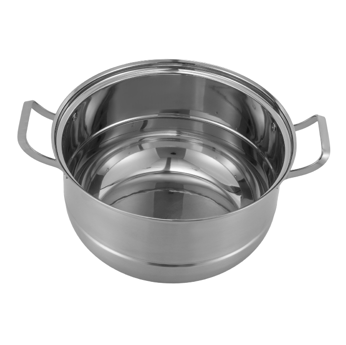 Suppentopf aus Edelstahl 304, mehrschichtig, verdickt, für den Haushalt, 30 cm Suppentopf aus Edelstahl 304, mehrschichtig, verdickt, für den Haushalt, 30 cm