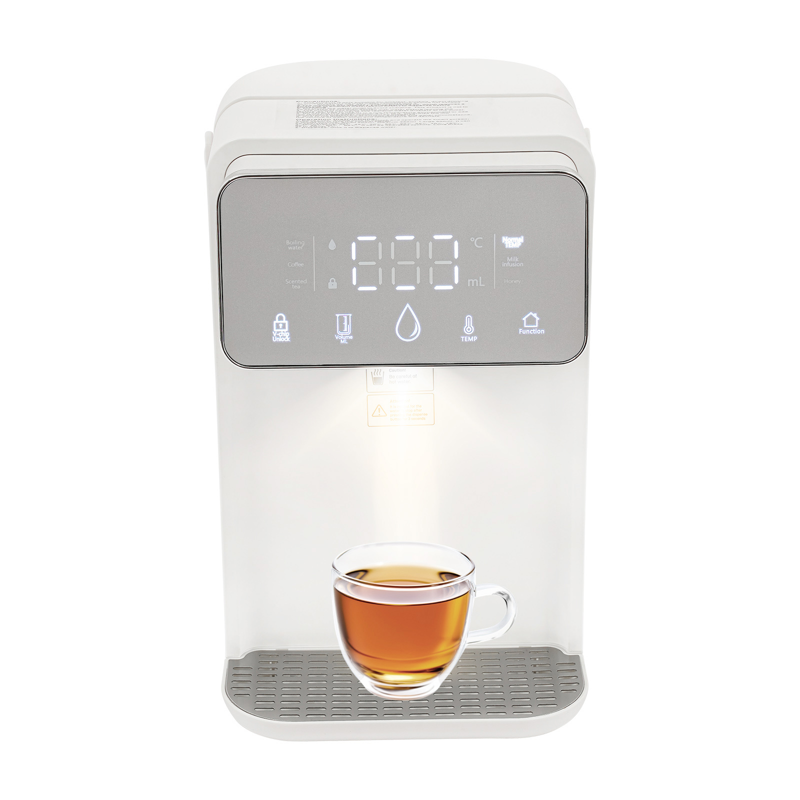 Dystrybutor wody natychmiastowej, 3,5 l, z wyświetlaczem temperatury wrzątku, kawy i herbaty zapachowej Dystrybutor wody natychmiastowej, 3,5 l, z wyświetlaczem temperatury wrzątku, kawy i herbaty zapachowej