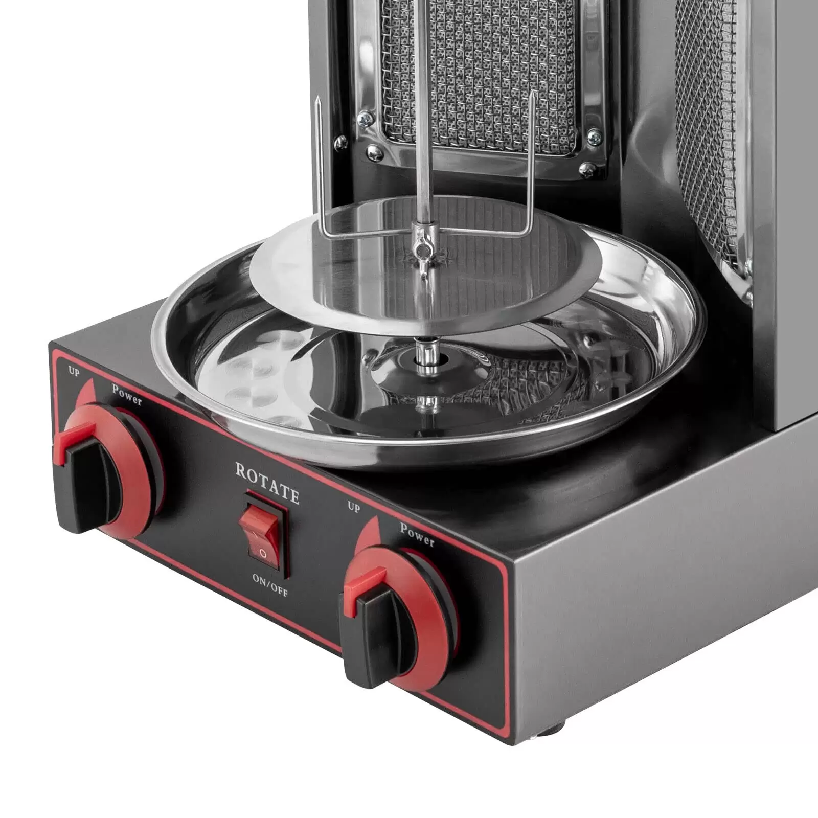 Dönergrill Gas Kebab Machine, Elektrische LPG Kebab Maschine Vertical Gyrosgrill Grillofen