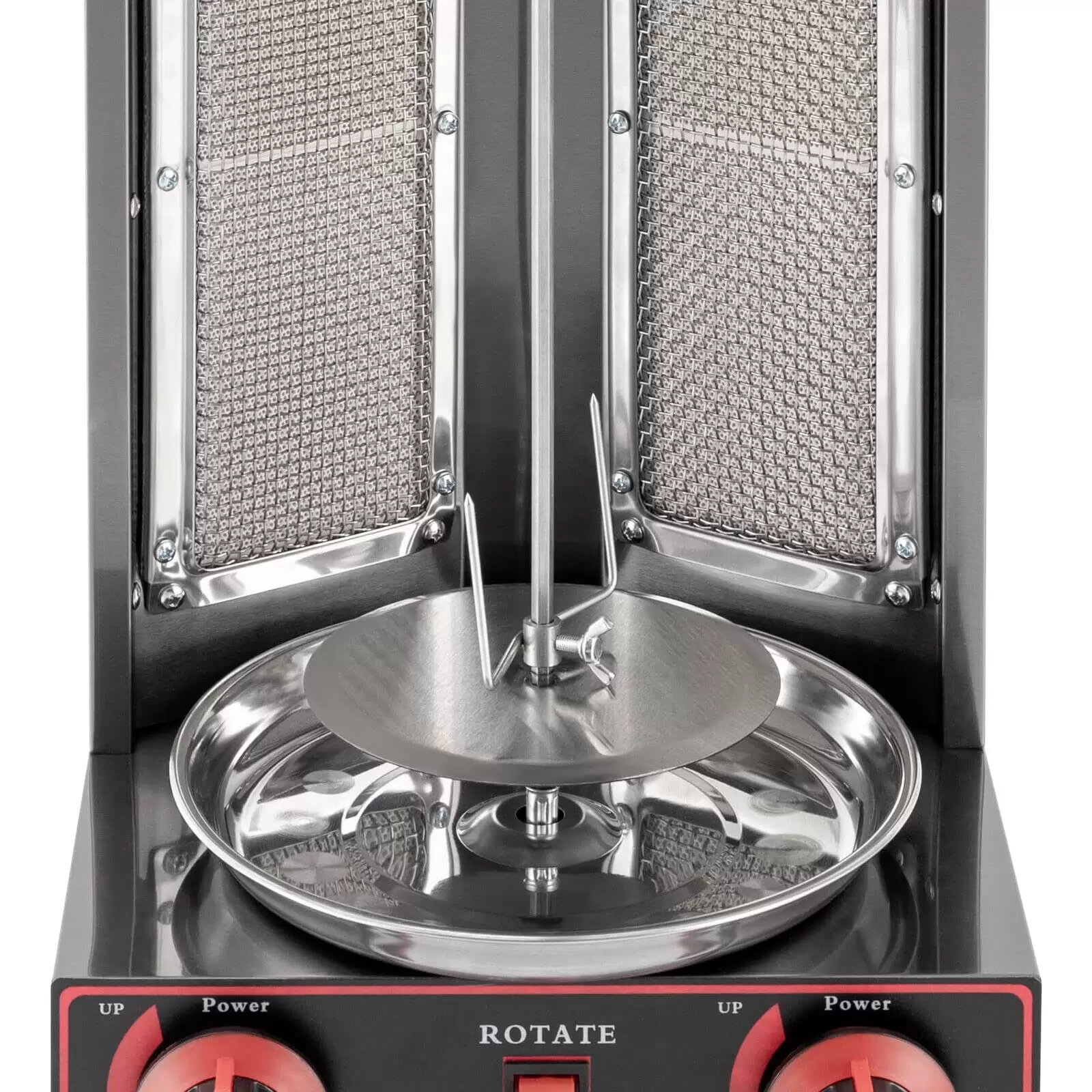 Dönergrill Gas Kebab Machine, Elektrische LPG Kebab Maschine Vertical Gyrosgrill Grillofen