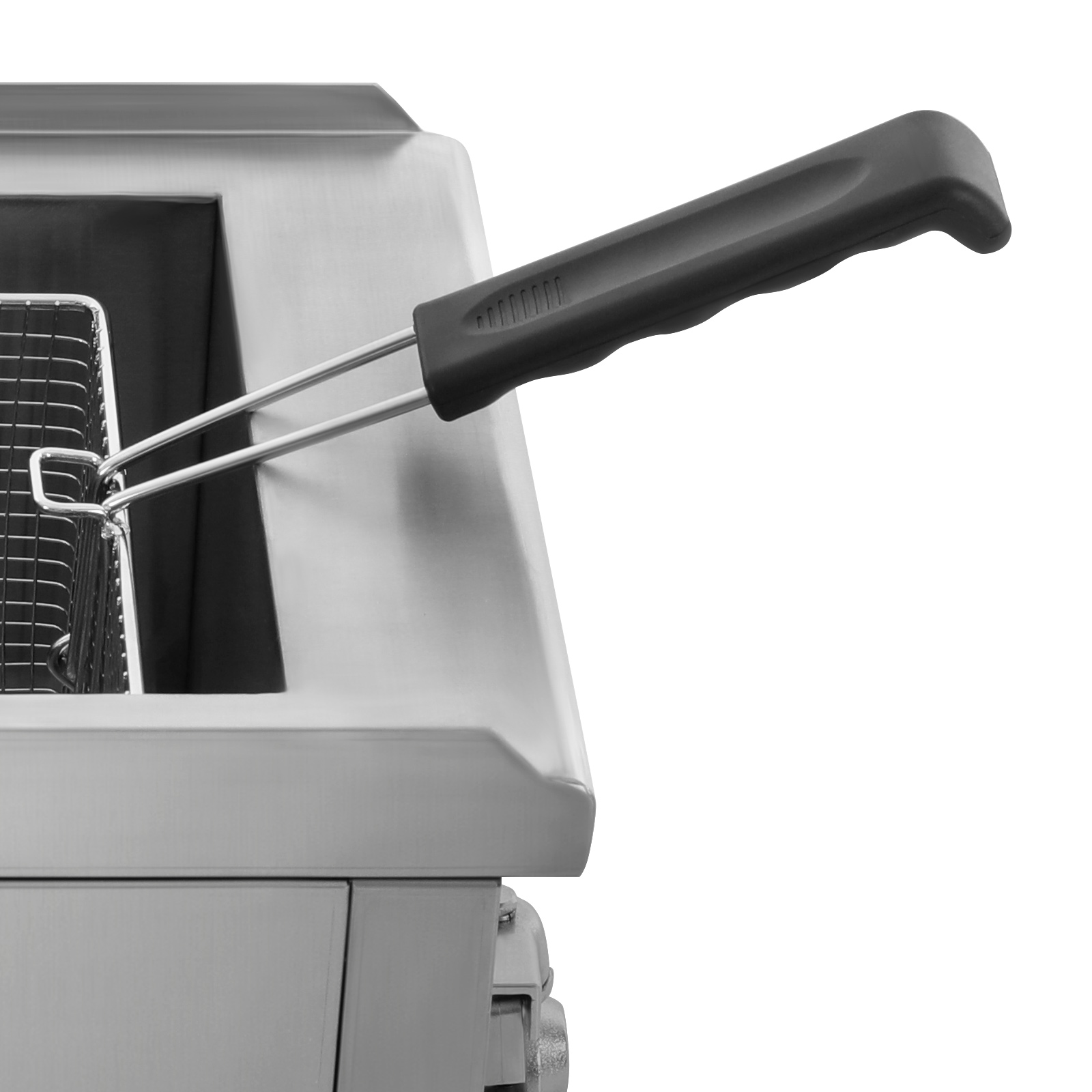 10L 220V Electric Fryer, Kitchen Fryer with Basket, Large Capacity Electric Fryer for French Fries, Spring Rolls
