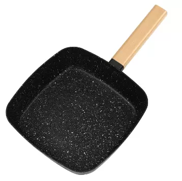 Quadratische Antihaft-Pfanne aus medizinischem Stein, Antihaft-Bratpfanne, Mini-Antihaft-Pfanne aus medizinischem Stein