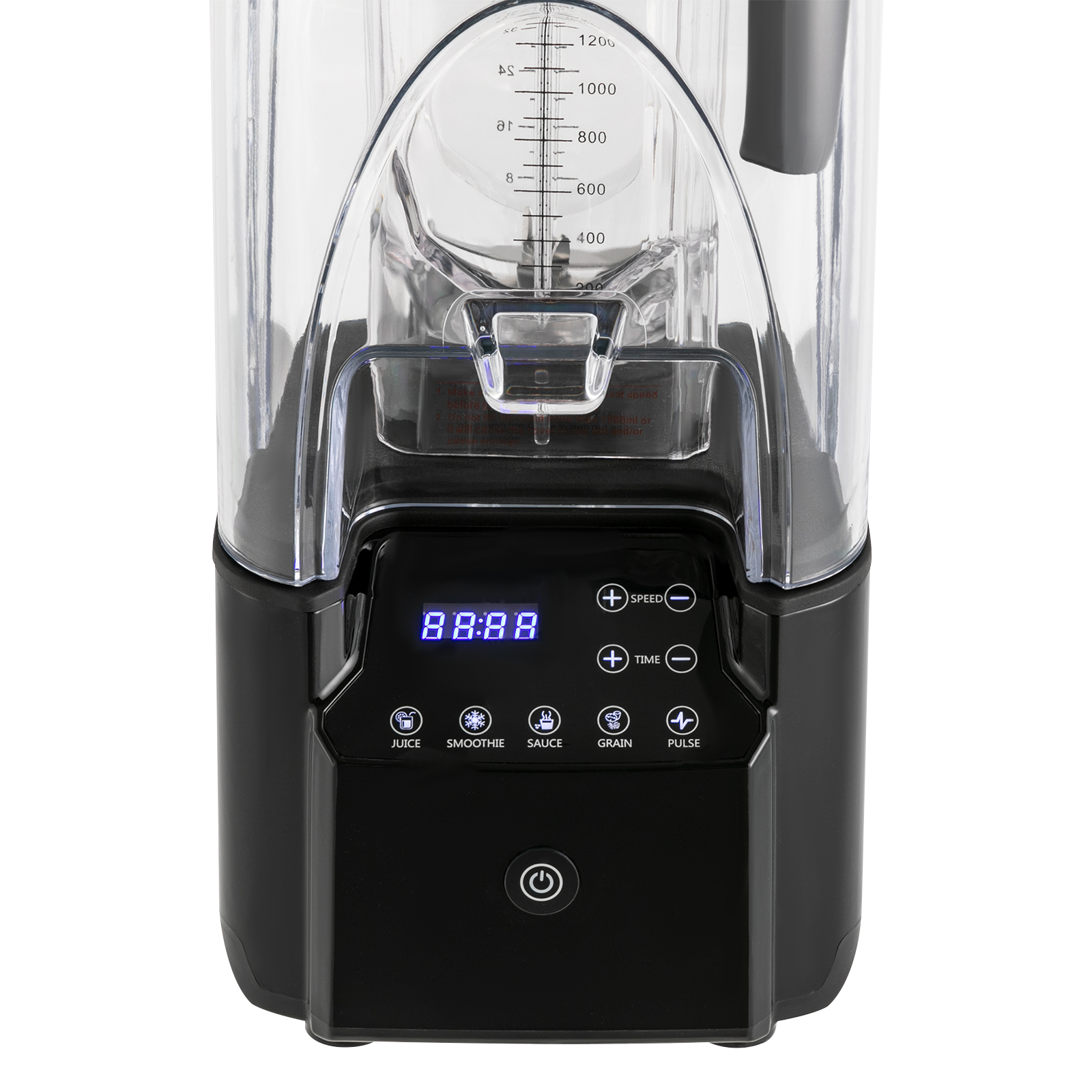 9 Gänge 2200W Standmixer Edelstahl Ice Crusher Smoothie Maker Universal Mixer