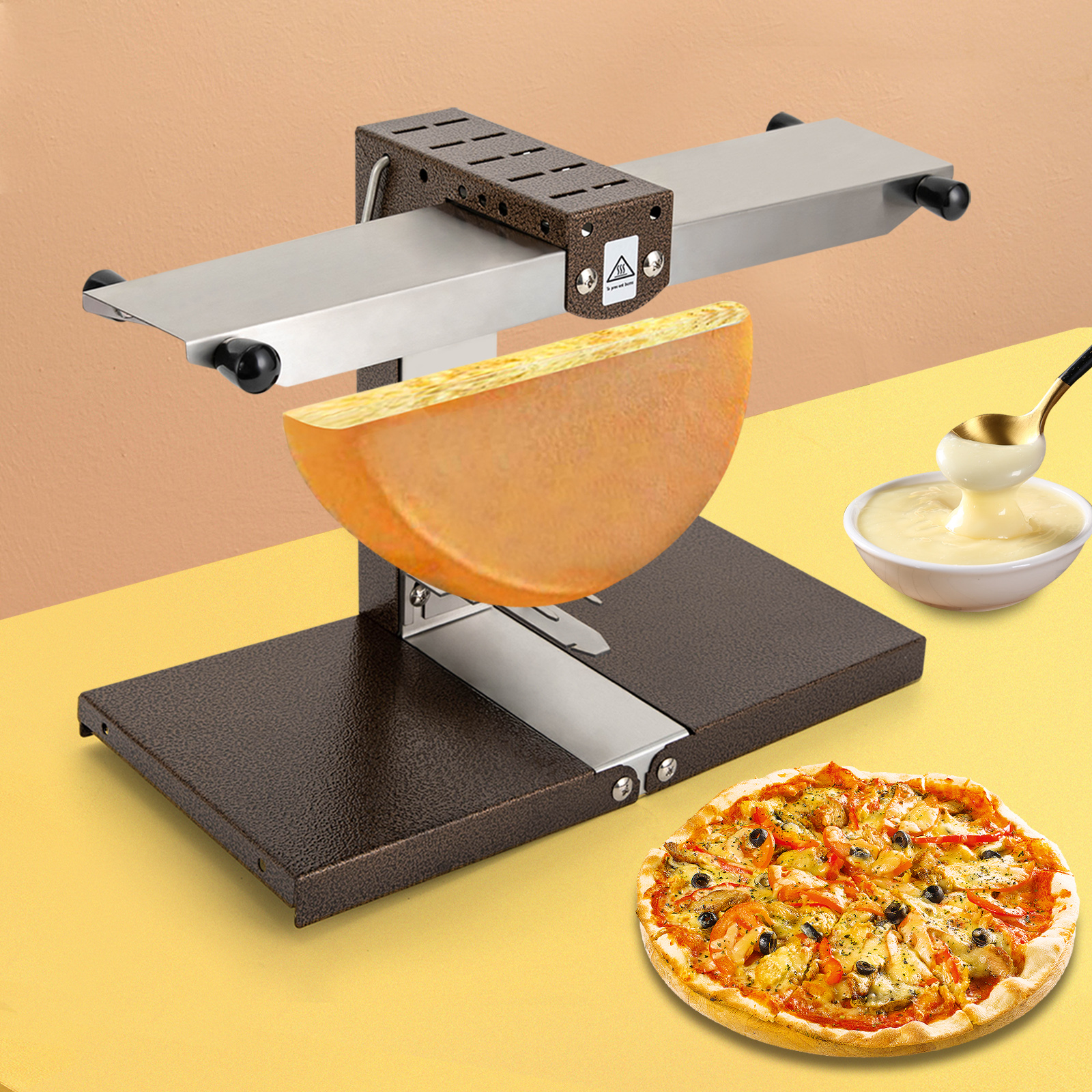 Kommerzielle Käse Schmelzer Elektrische Käsemaschine Schnelle Heizung 1000W 220V