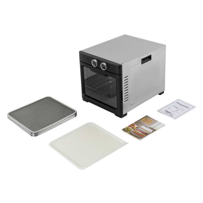Trockenfruchtmaschine, 800 W, 220 V, 8 Schichten, SS-08M, Edelstahl 304, Kapazität 1,5–2,5 kg