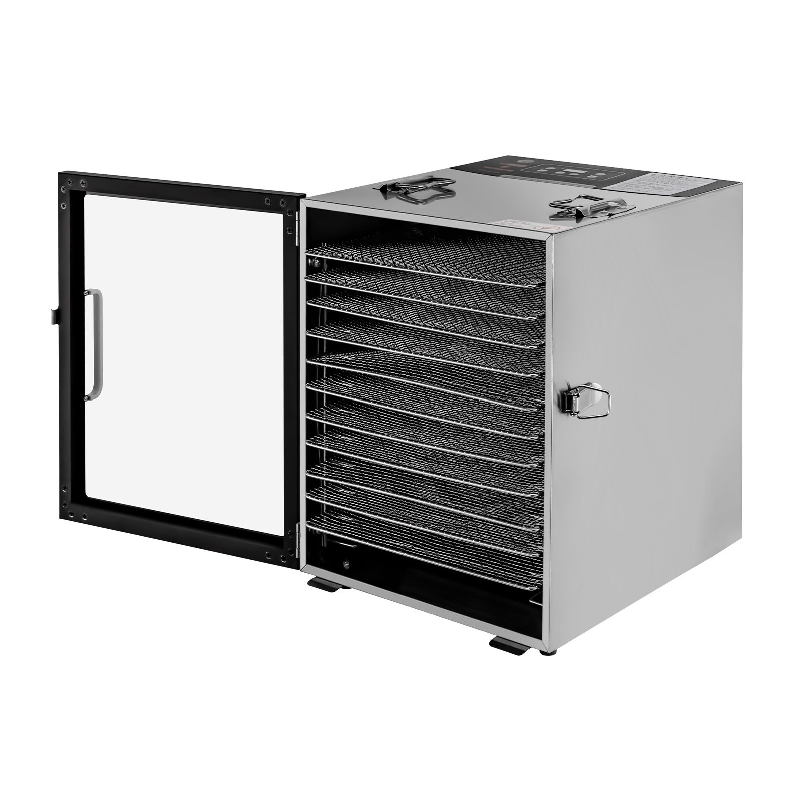 Dörrgerät, 12 Tabletts aus Edelstahl