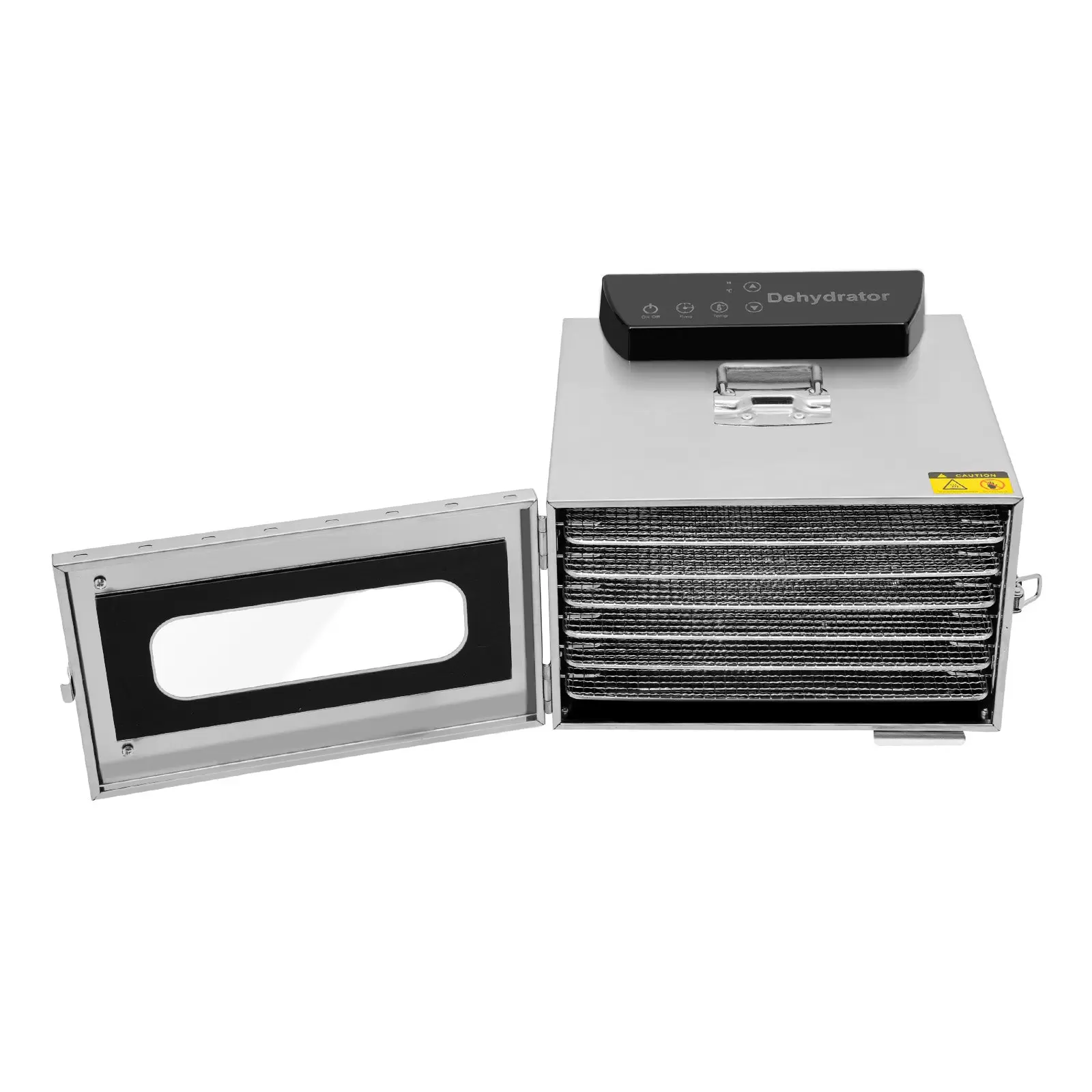 6 Etagen Dörrgerät Edelstahl Dörrautomat Dörrapparat Gemüse Meat Trockner 400W