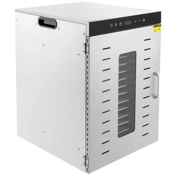 16 Schlitze, Dörrgerät, 1500 W, einstellbare Temperatur 30 – 90 °C