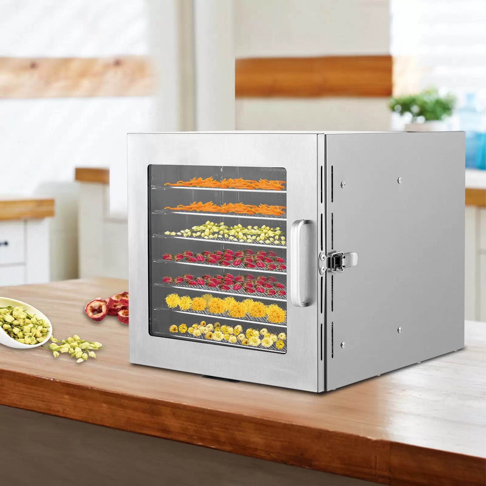 CNCEST Lebensmittel-Dehydrator Maschine, Lebensmittel-Trockner-Maschine für den Heimgebrauch, Lebensmittel-Dehydrator