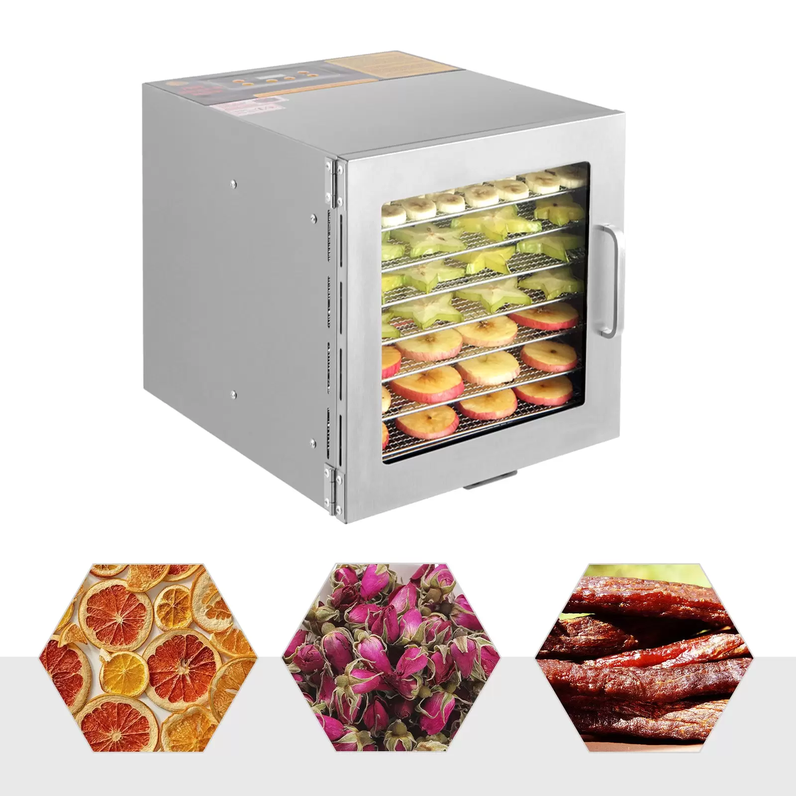 CNCEST Lebensmittel-Dehydrator Maschine, Lebensmittel-Trockner-Maschine für den Heimgebrauch, Lebensmittel-Dehydrator
