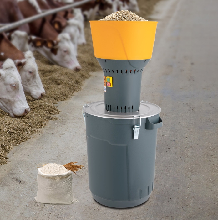 Elektrischer Fleischwolf, 1300 W, mit 50-l-Eimer und 5 Sieblöchern, geeignet für die Futterherstellung Elektrischer Fleischwolf, 1300 W, mit 50-l-Eimer und 5 Sieblöchern, geeignet für die Futterherstellung