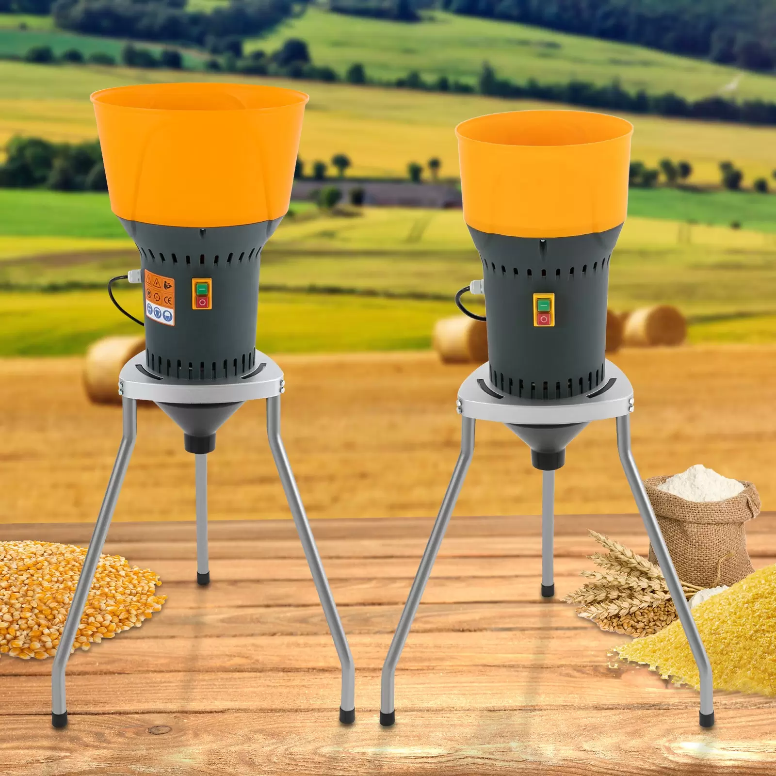 Mühle mit 5 Sieben, 220V Elektrische Getreidemühle Schleifer, Getreidemühle Mühle