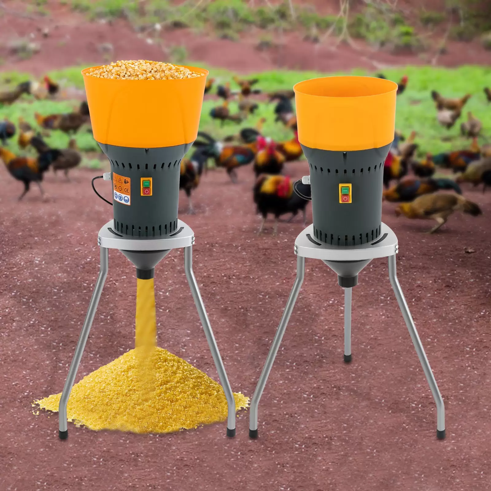 Mühle mit 5 Sieben, 220V Elektrische Getreidemühle Schleifer, Getreidemühle Mühle