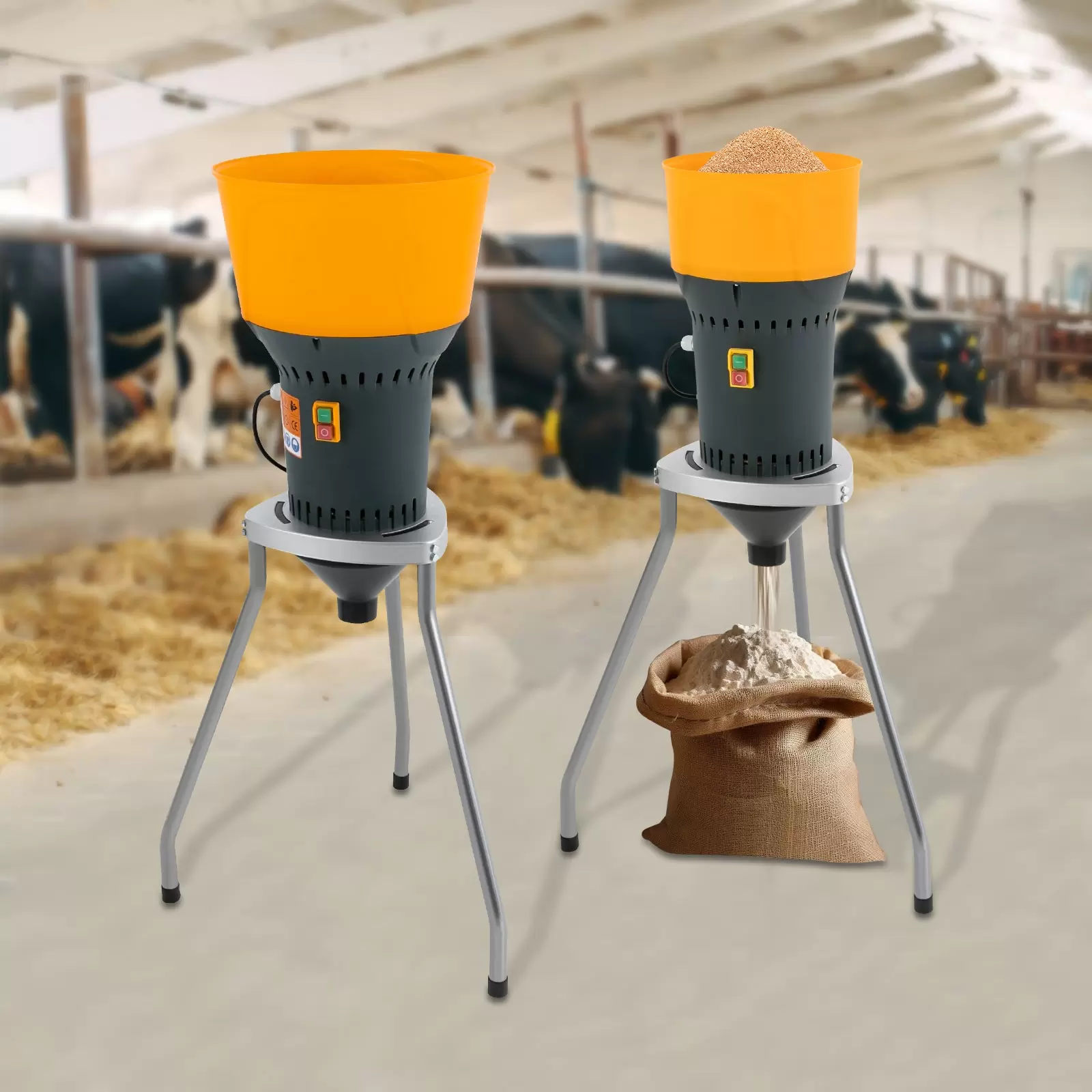 Mühle mit 5 Sieben, 220V Elektrische Getreidemühle Schleifer, Getreidemühle Mühle