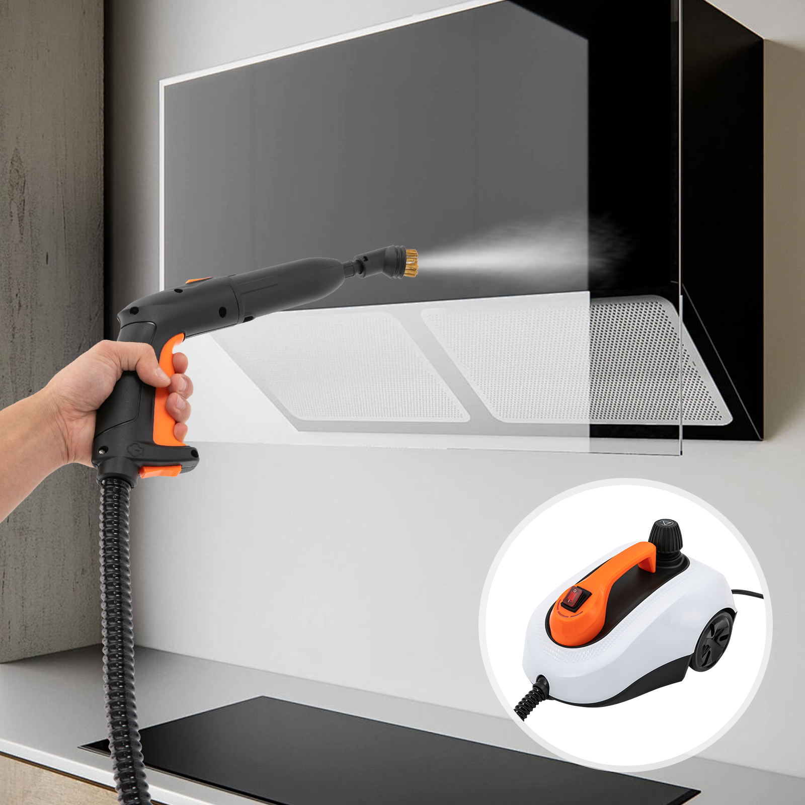 Dampfreiniger, elektrischer Haushaltsdampfer, Hochdruck-Mehrzweck-Walzreinigungsmaschine