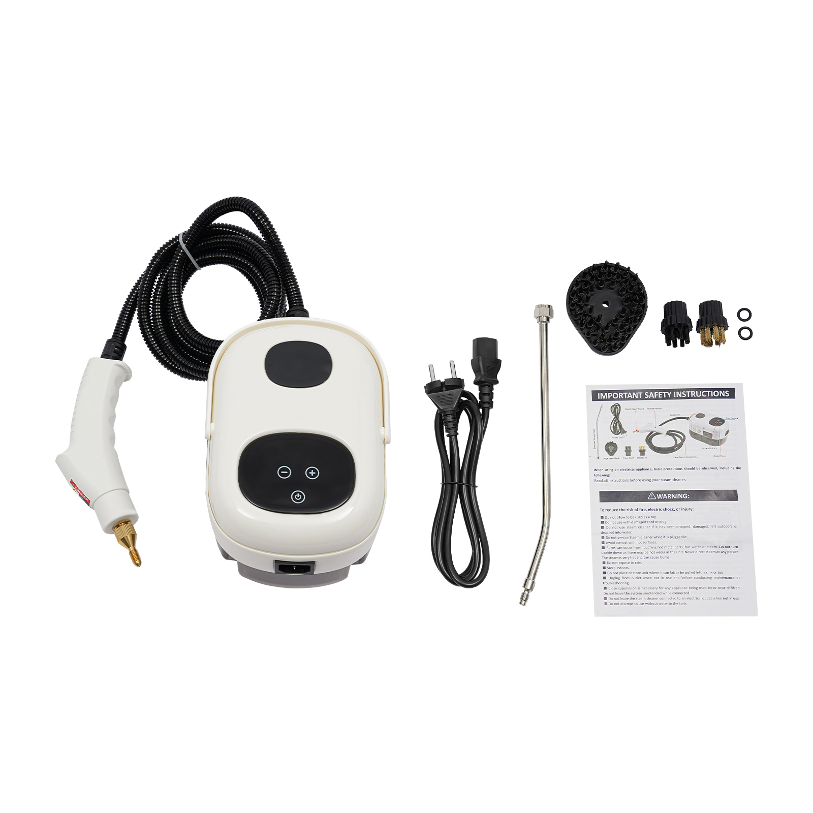 CNCEST Dampfreinigungsmaschine Hochdruck-Dampfreinigungsmaschine 2500W Weiß CNCEST Dampfreinigungsmaschine Hochdruck-Dampfreinigungsmaschine 2500W Weiß