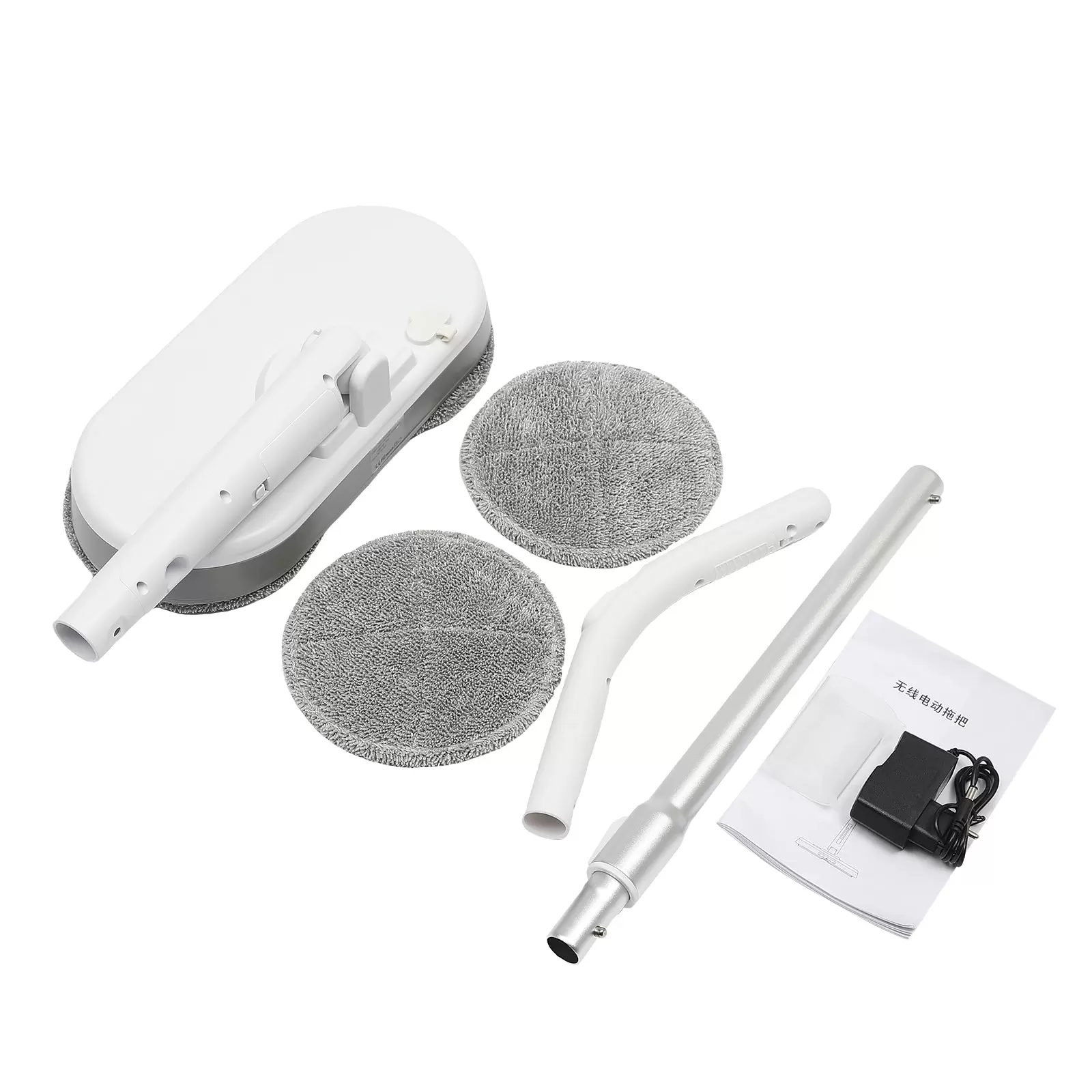 Kabellos Elektrischer Mopp, Bodenreiniger Spin Mop, Elektrischer Mop mit Sprühfunktion und LED Kabellos Elektrischer Mopp, Bodenreiniger Spin Mop, Elektrischer Mop mit Sprühfunktion und LED