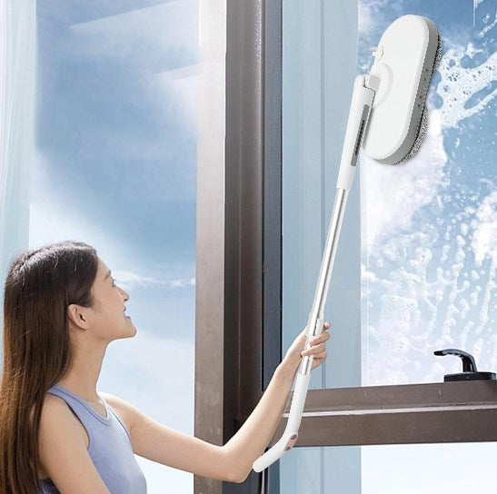 Kabellos Elektrischer Mopp, Bodenreiniger Spin Mop, Elektrischer Mop mit Sprühfunktion und LED