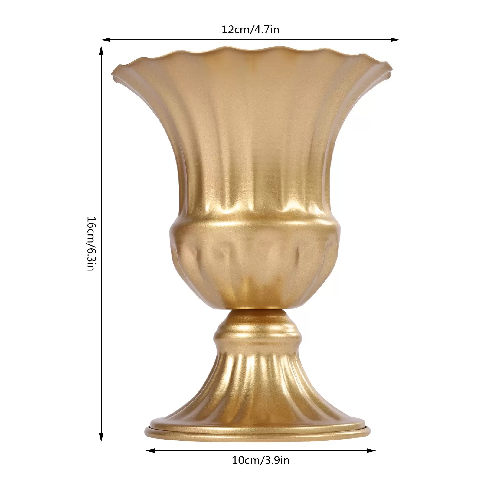 Golden Metall Vase für Hochzeit-10 Stück Klein Blumenvase Deko Hochzeit Mittelstücke Golden Metall Vase für Hochzeit-10 Stück Klein Blumenvase Deko Hochzeit Mittelstücke