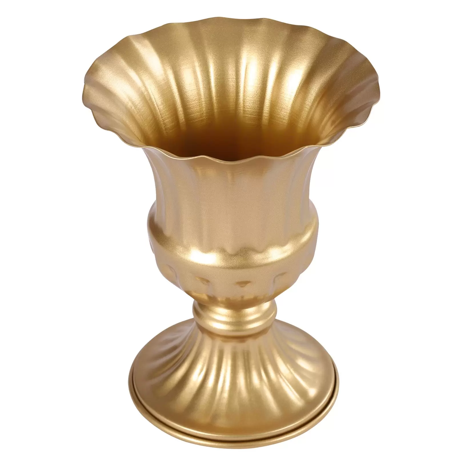 Golden Metall Vase für Hochzeit-10 Stück Klein Blumenvase Deko Hochzeit Mittelstücke