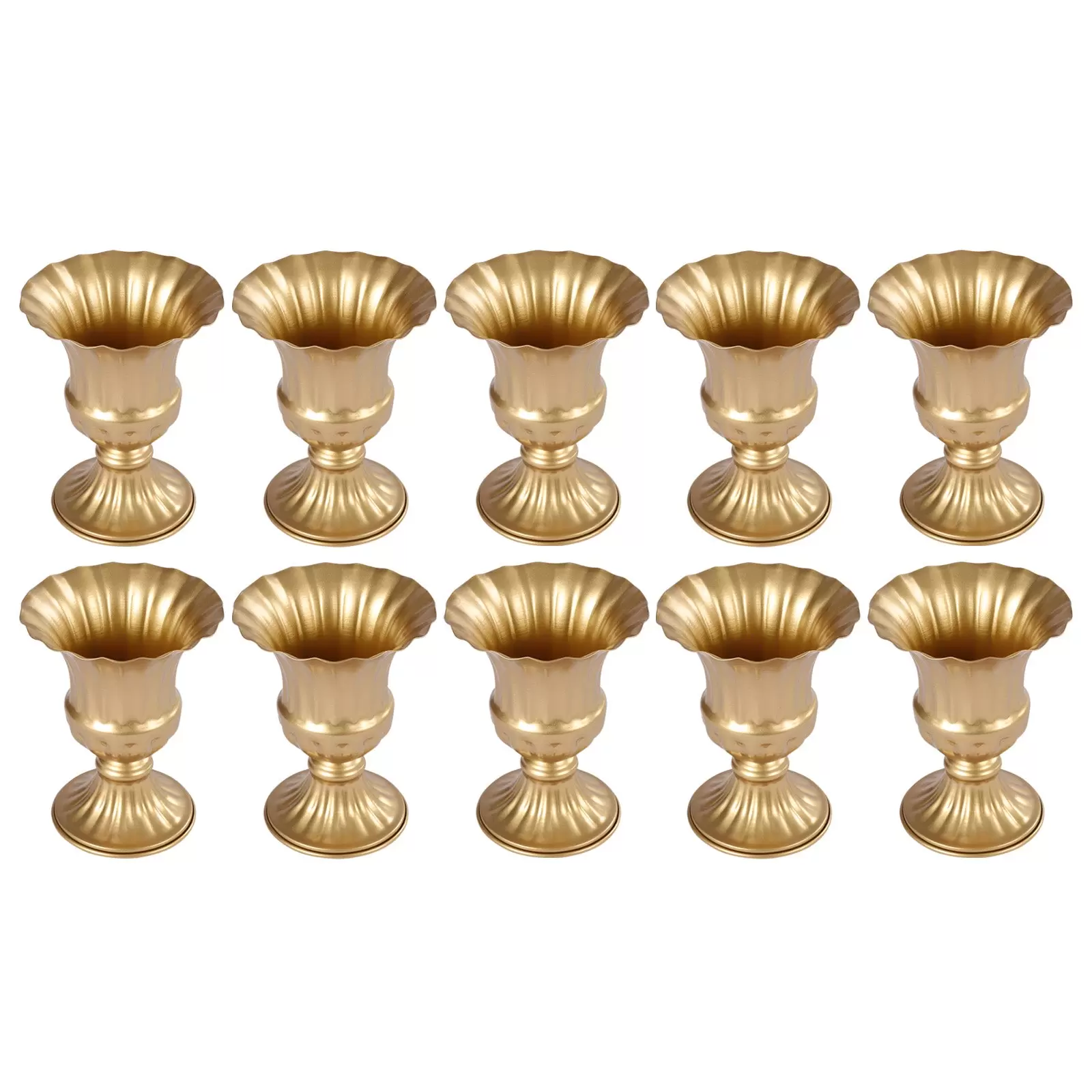 Golden Metall Vase für Hochzeit-10 Stück Klein Blumenvase Deko Hochzeit Mittelstücke Golden Metall Vase für Hochzeit-10 Stück Klein Blumenvase Deko Hochzeit Mittelstücke