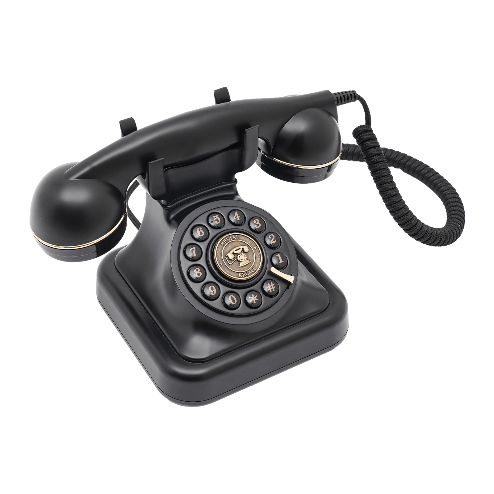 CNCEST Schnurgebundenes Telefon Schnurwahltelefon Klassisches Schnurgebundenes Tischtelefon