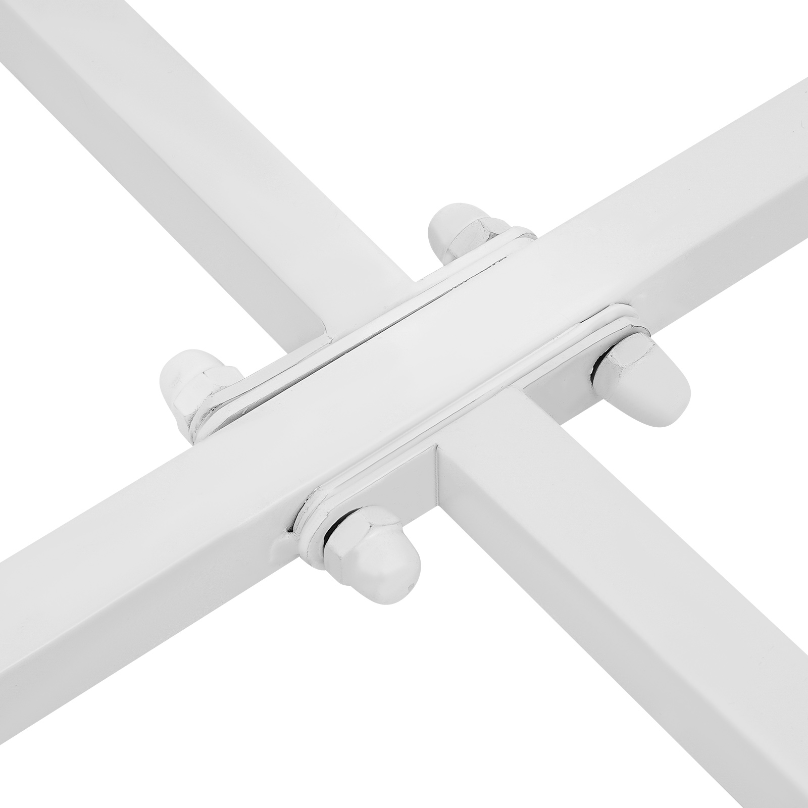 Kruis kledingrek, kleding display rail, vrijstaande kledingrek Kruis kledingrek, kleding display rail, vrijstaande kledingrek