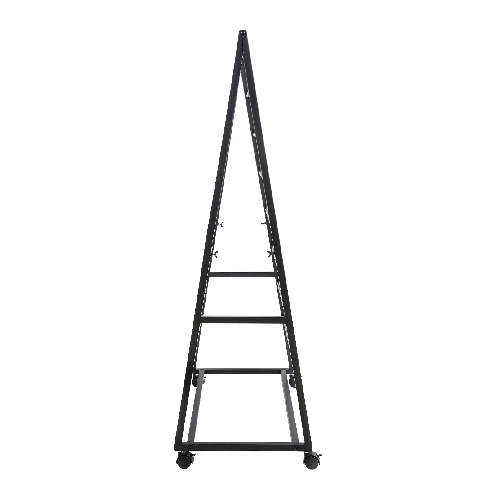 80 cm brede displaystandaard voor inpakpapier met 40 stokken voor bloemenwinkellinten - zwart