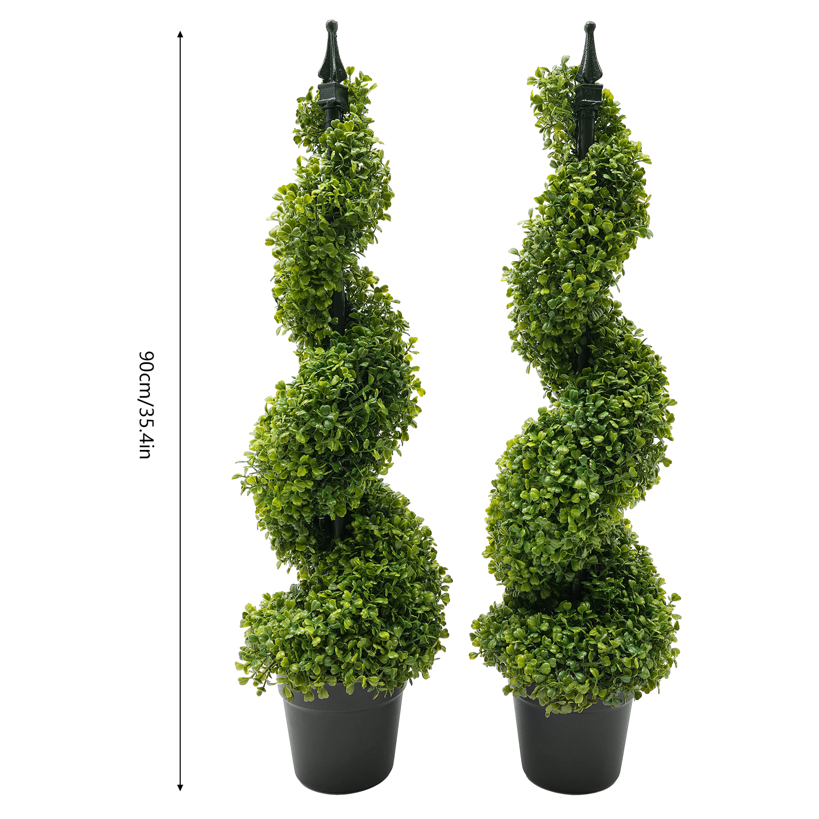 Künstliche Baumtürme, Bonsai-Simulations-Spiralbaumtürme, langlebig und stabil, 2er-Set Künstliche Baumtürme, Bonsai-Simulations-Spiralbaumtürme, langlebig und stabil, 2er-Set