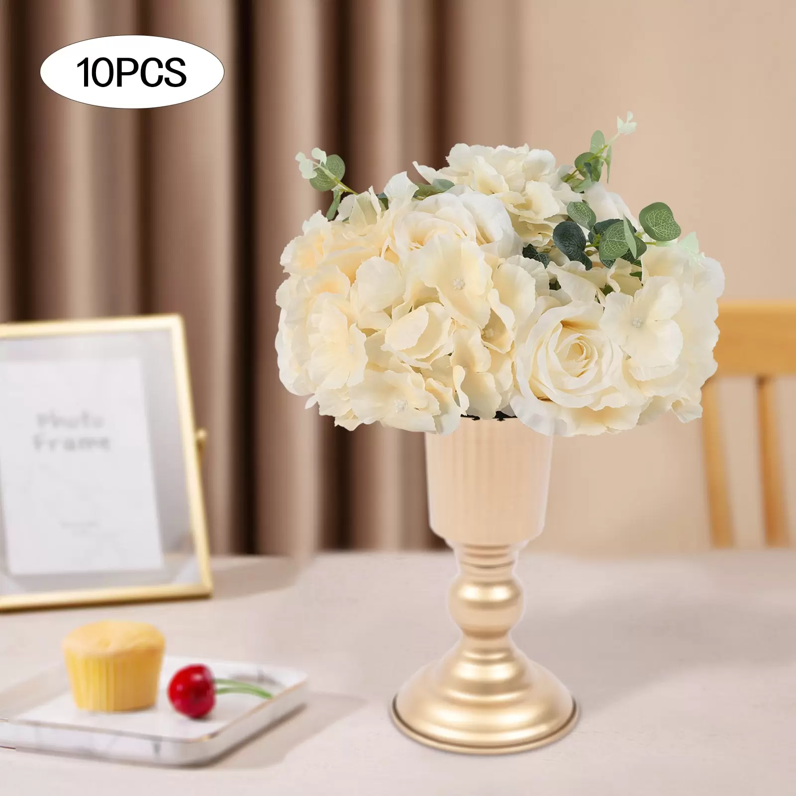 Gypsophila Artificiale 12 Pezzi Di Fiori Di Seta Bianchi Per Matrimoni, Feste, Abiti Da Sposa Decorazioni Per Ufficio 85438358