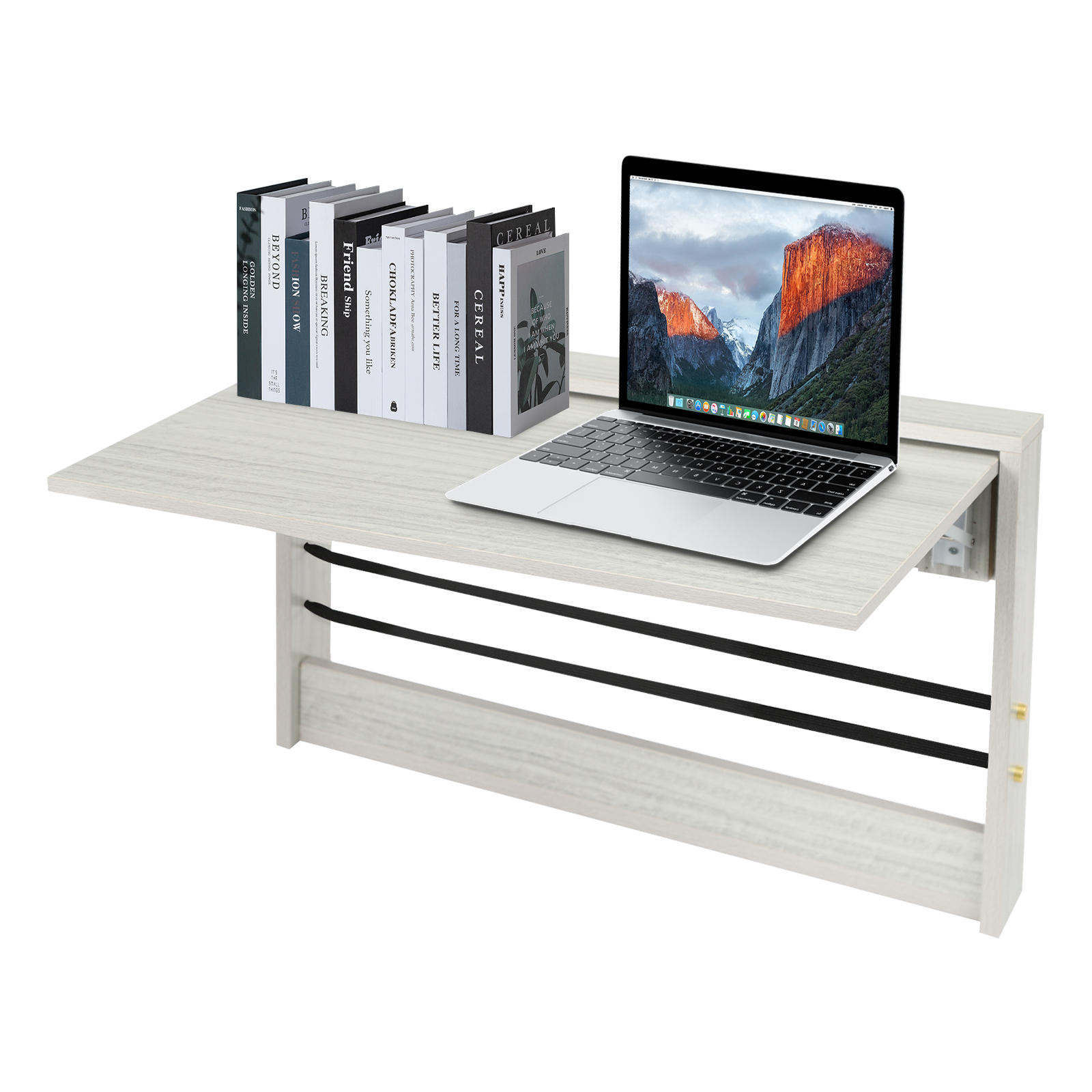 24.8x16.3in Folding Wall Table, Fold Down Table Wall Mounted, Wall Mounted Folding Table for Living rooms, Bedrooms